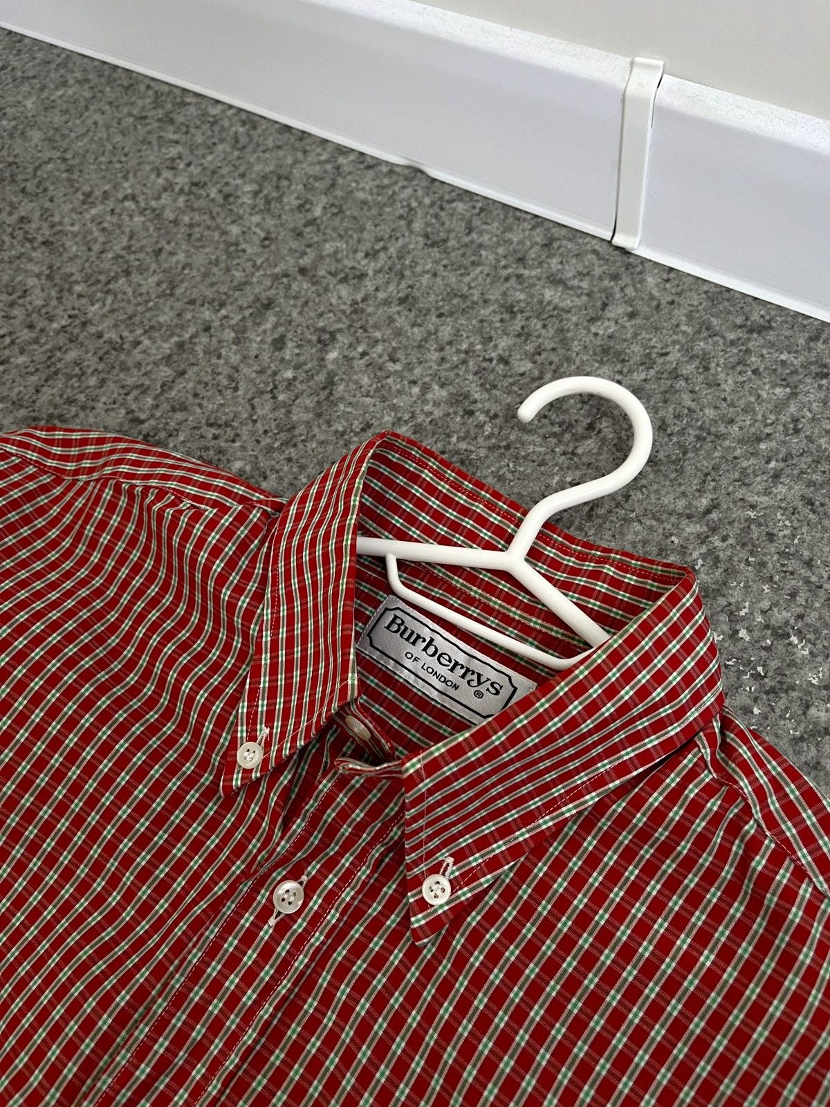 Burberry × Vintage BURBERRY VINTAGE MADE IN FRANCE SHIRT MENS SZ M 15 Size US M / EU 48-50 / 2 - 3 Thumbnail