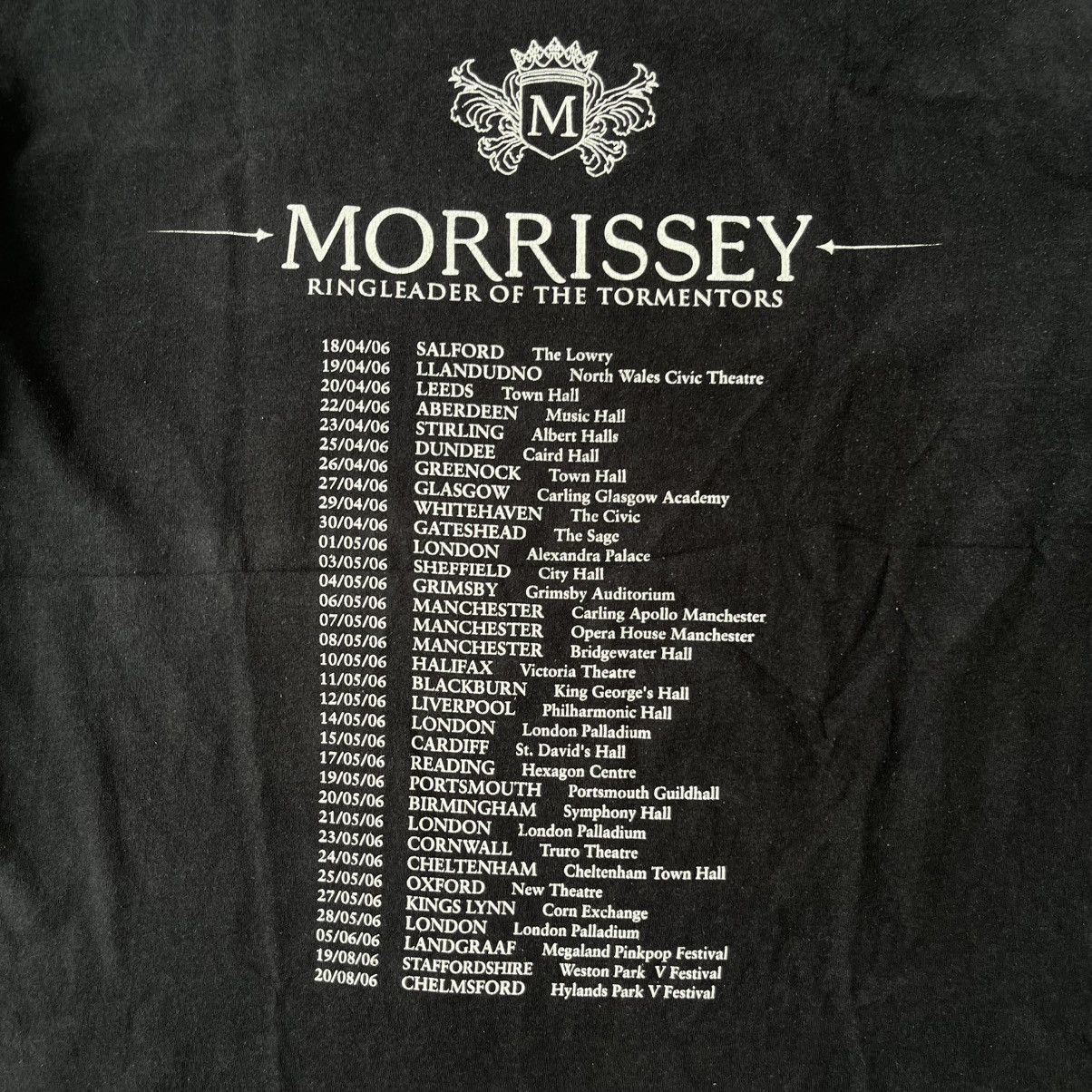 Vintage Vintage Morrissey Ringleader Of The Tormentors 2006 T-Shirt Size US XL / EU 56 / 4 - 5 Thumbnail