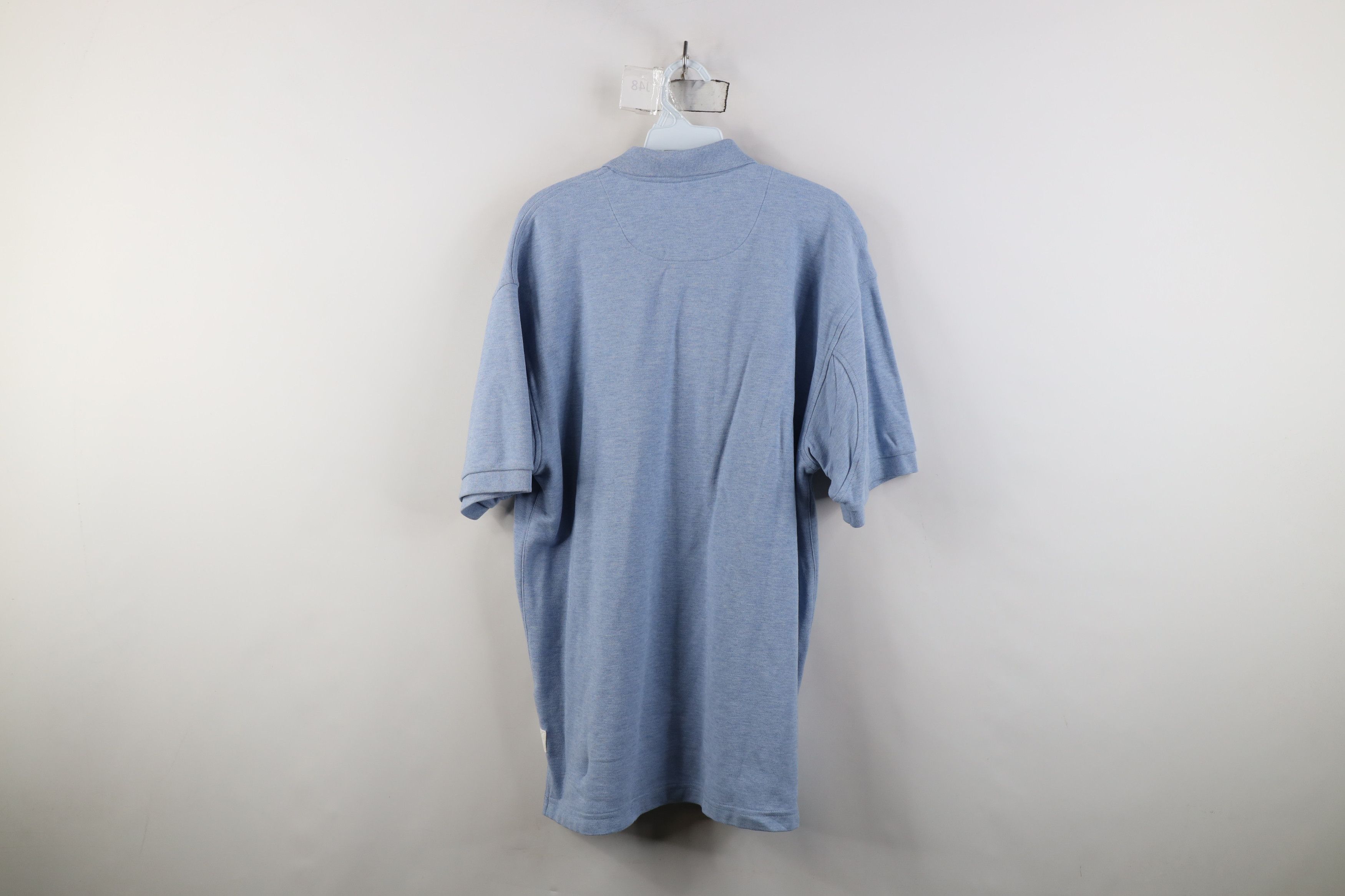 Orvis Vintage Orvis Spell Out Heavyweight Knit Collared Polo Shirt Size US L / EU 52-54 / 3 - 12 Thumbnail