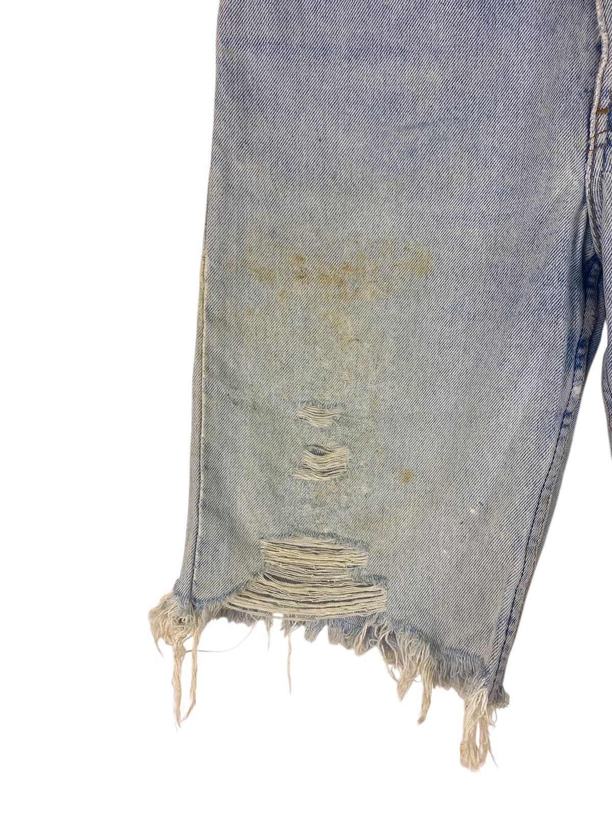 Levi's × Vintage Vintage 90s Thrashed Levis 510 Cutter Short Pants Denim Size US 31 - 6 Thumbnail