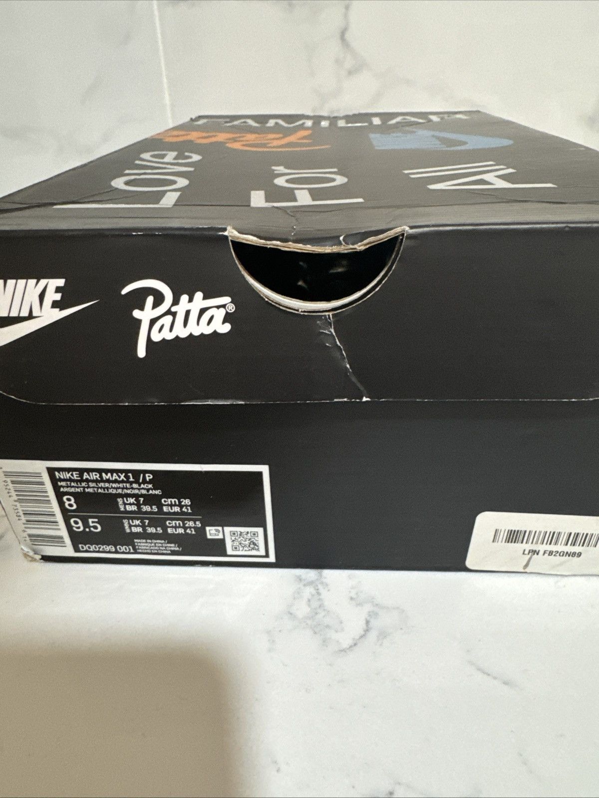 Nike × Patta Nike Air Max 1 Patta Waves Black Size US 8 / EU 41 - 2 Thumbnail