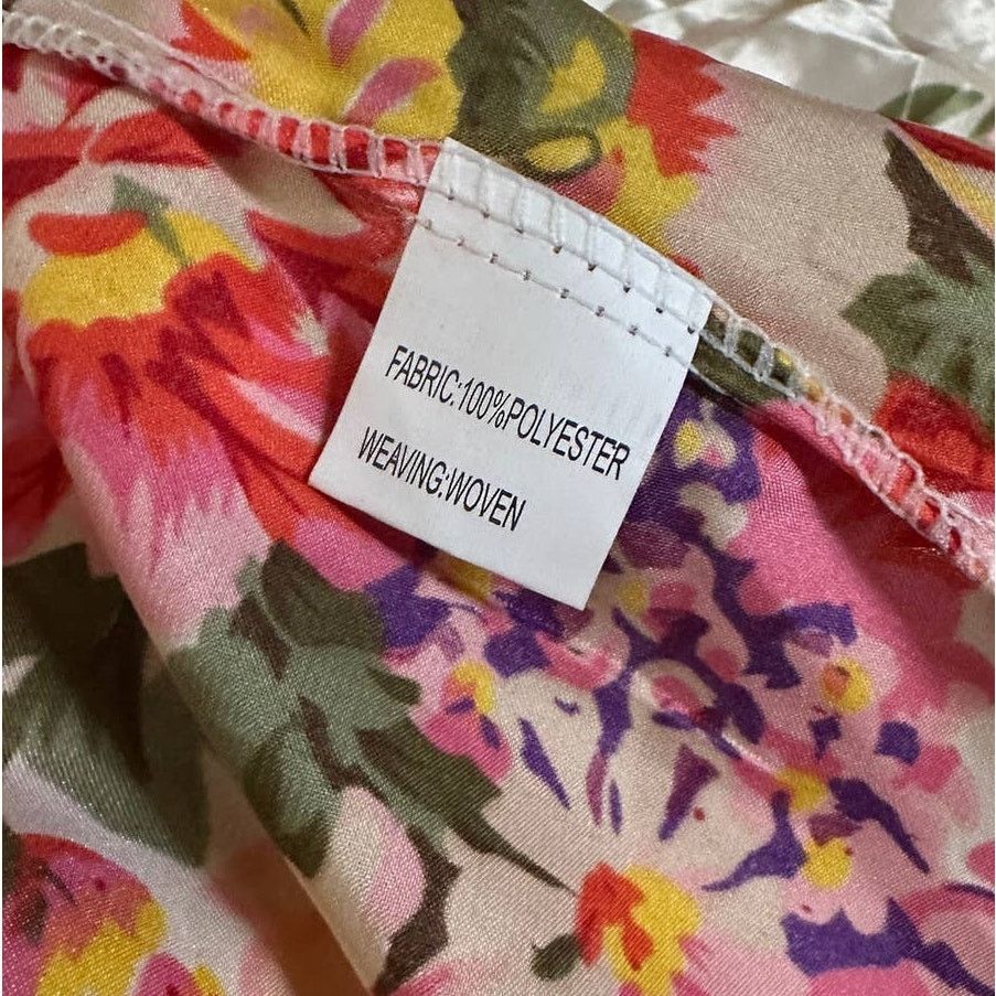 Designer Silky Soft Japanese Floral Robe Lingerie Size ONE SIZE - 8 Thumbnail