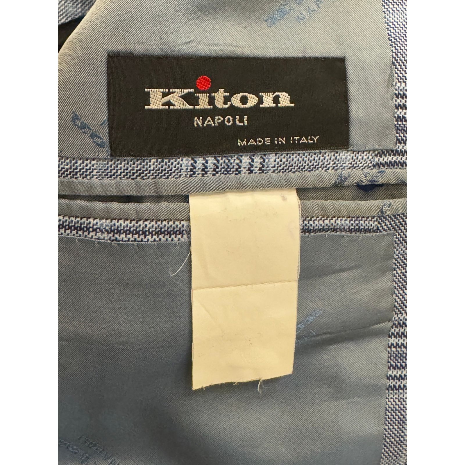 Kiton Kiton Men's Blue Cashmere Blend Blazer Size US M / EU 48-50 / 2 - 4 Thumbnail