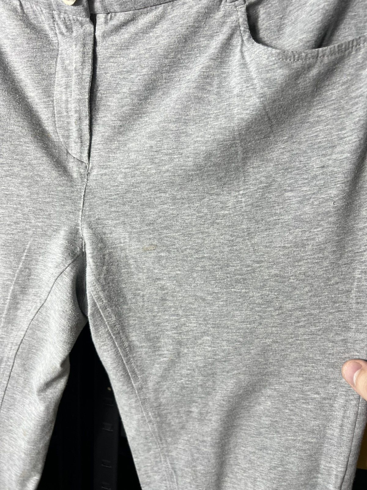 Brunello Cucinelli Brunello Cucinelli Women’s Cotton Stretch Pants Grey IT 44 Size 30" / US 8 / IT 44 - 14 Thumbnail