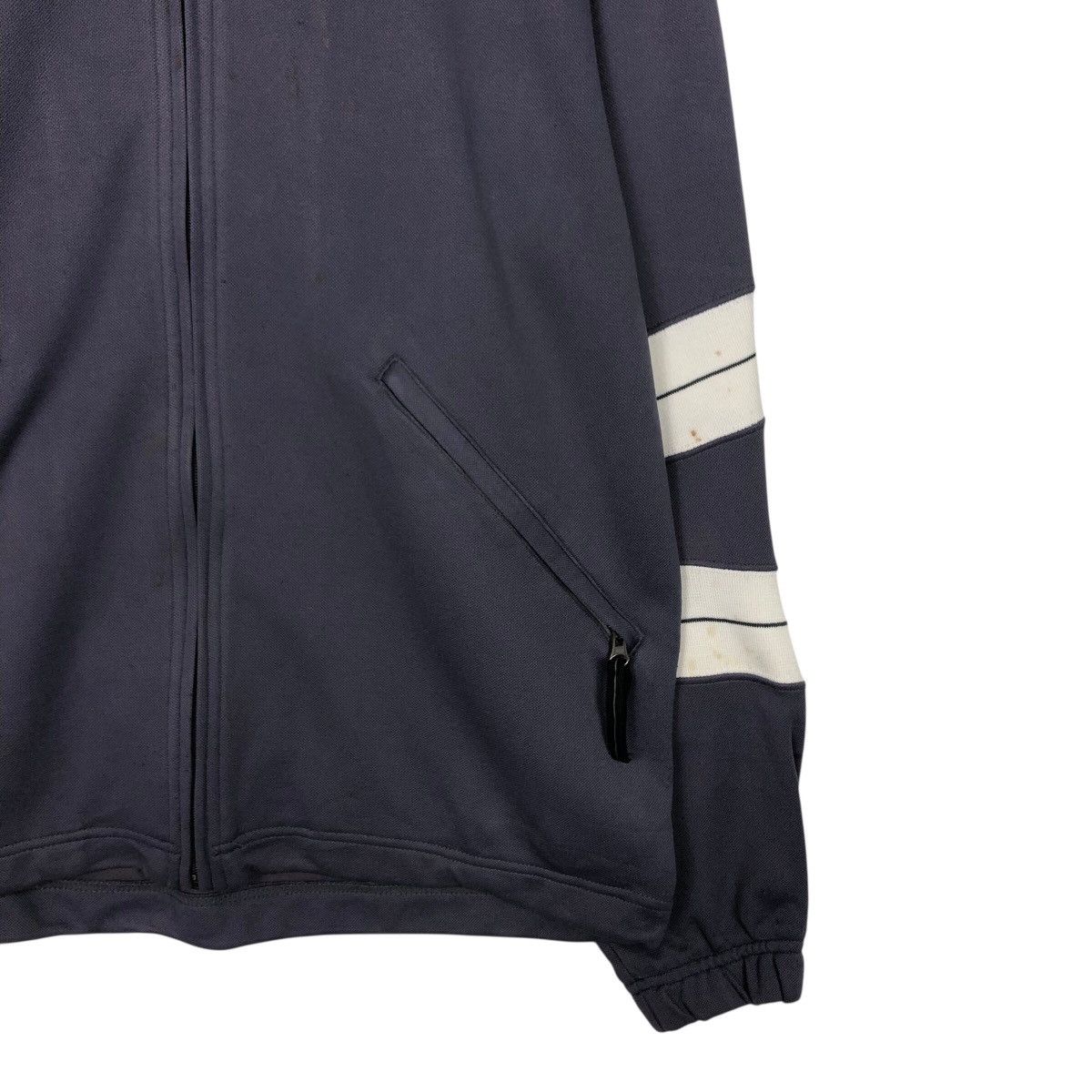 Nike 📌Rich Grey Vintage Zipper Jacket Nike Court Big Logo Size US M / EU 48-50 / 2 - 6 Thumbnail