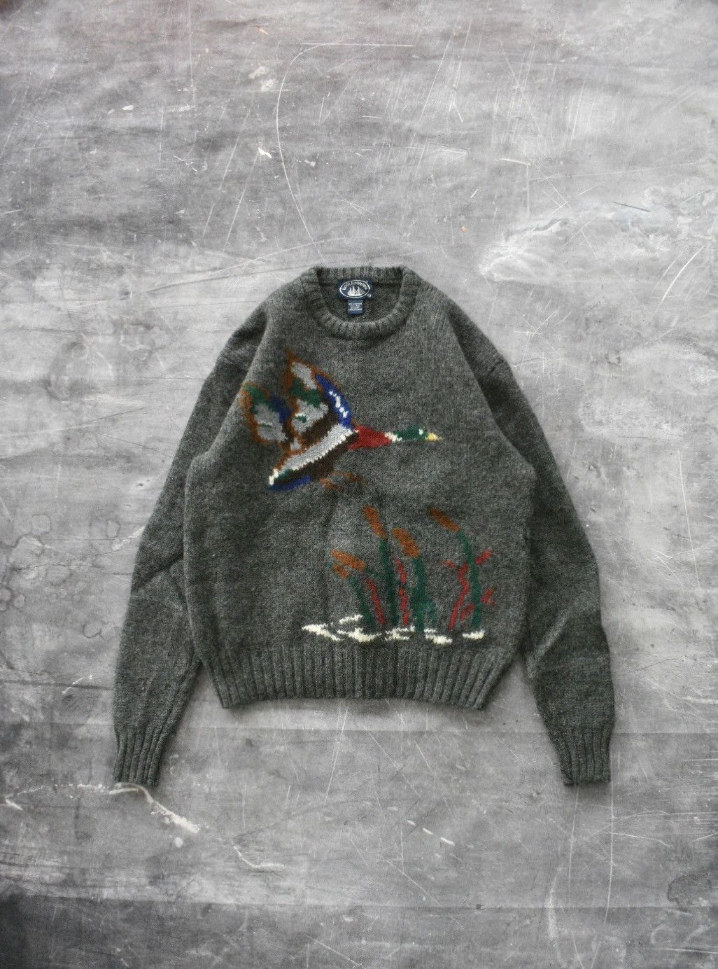 Vintage Vintage Boathouse Row Duck Sweater (XL) Size US XL / EU 56 / 4 - 1 Thumbnail