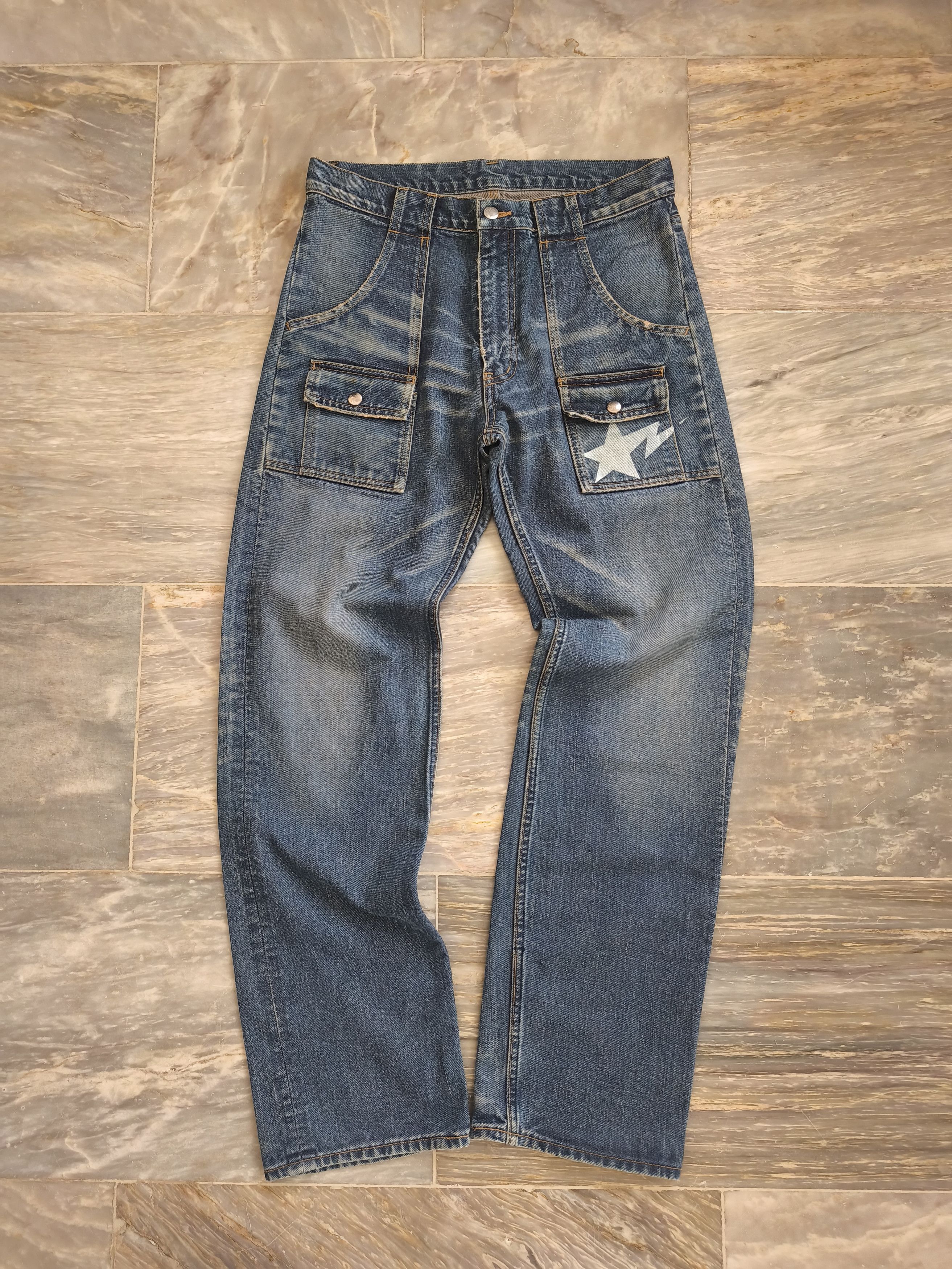 Bape OG Bapesta Denim Pants Selvedge Size US 32 / EU 48 - 1 Thumbnail