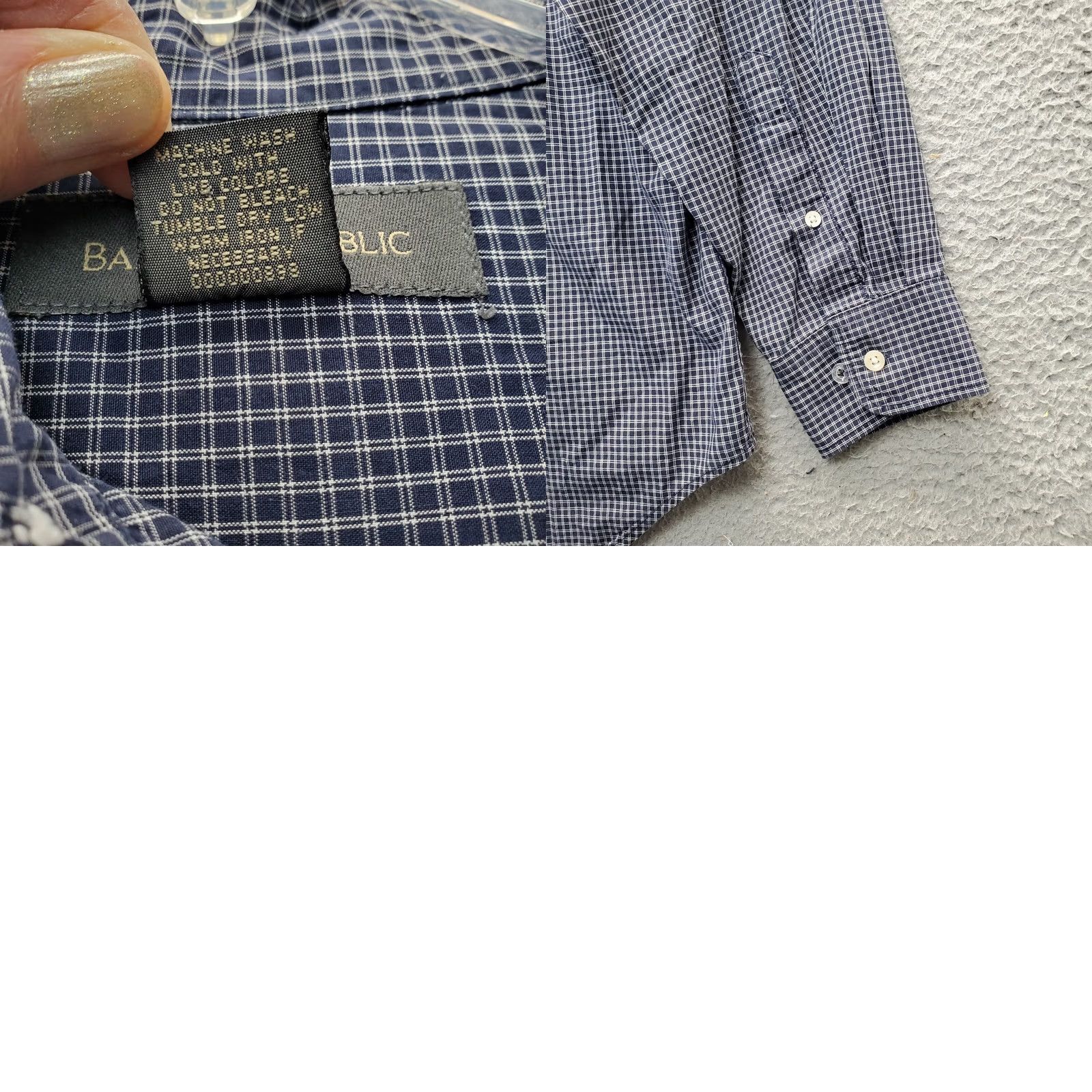 Banana Republic Banana Republic Shirt Womens Size L Multicolor Check Long Sleeve Collar Button Down Size L / US 10 / IT 46 - 8 Thumbnail