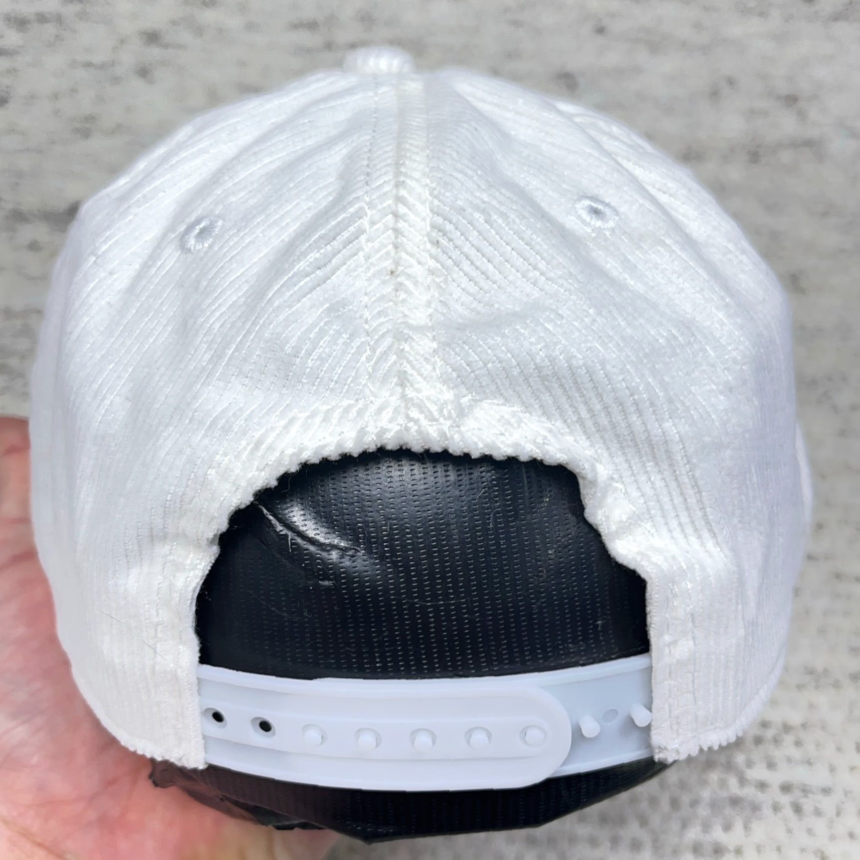 Vintage Coca Cola Hat Cap SnapBack White Red Corduroy Rope Trucker Soda Adult Retro Size ONE SIZE - 4 Thumbnail