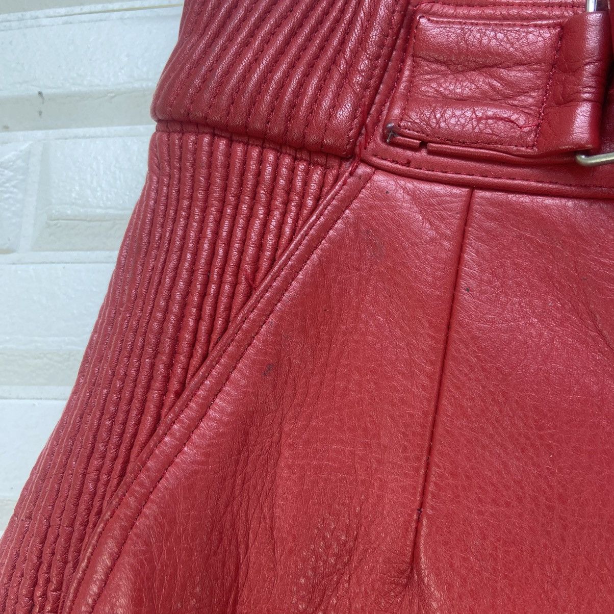 Japanese Brand × Leather Expert Racing Performance Biker Leather Pants Size 22" - 10 Thumbnail