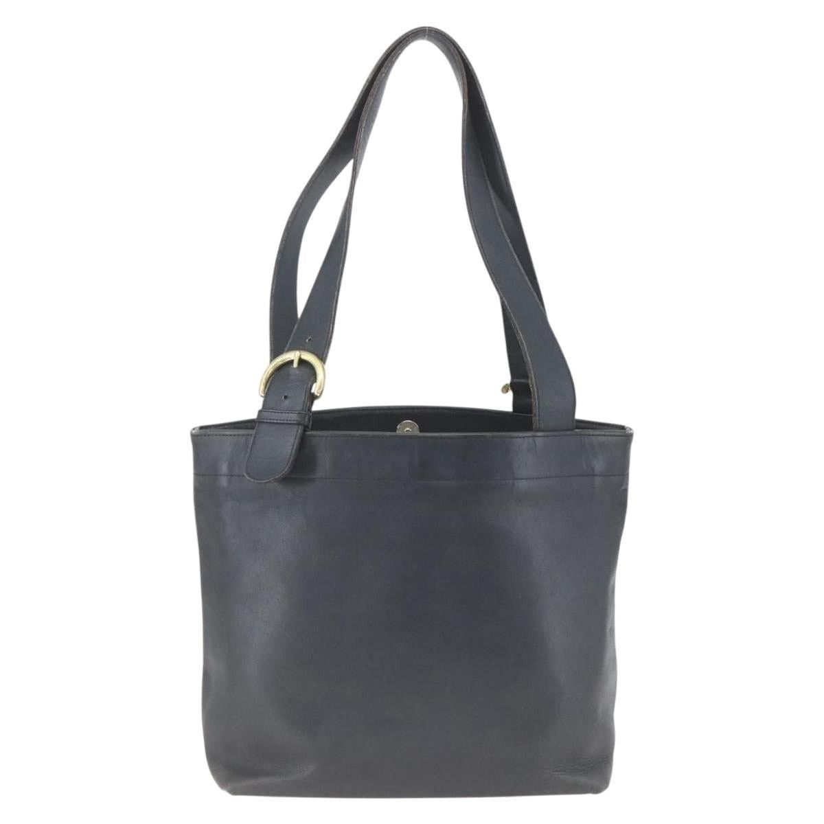 Coach Vintage 90s Coach 4140 Soho Lafayette Black Leather Tote Bag