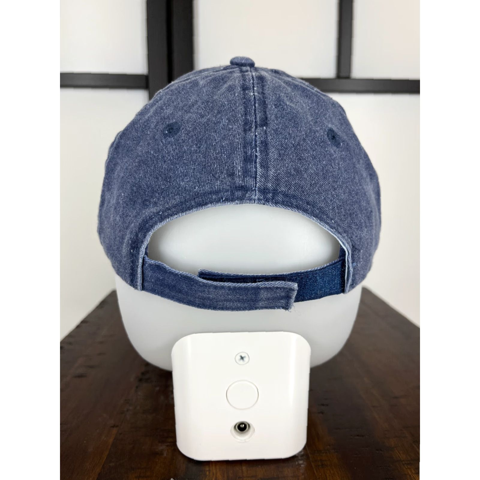 Denime VINTAGE Naples Golf Hat Cap Strap Back Adult One Size Blue Denim Bistiartibe Headwear Size ONE SIZE - 6 Thumbnail