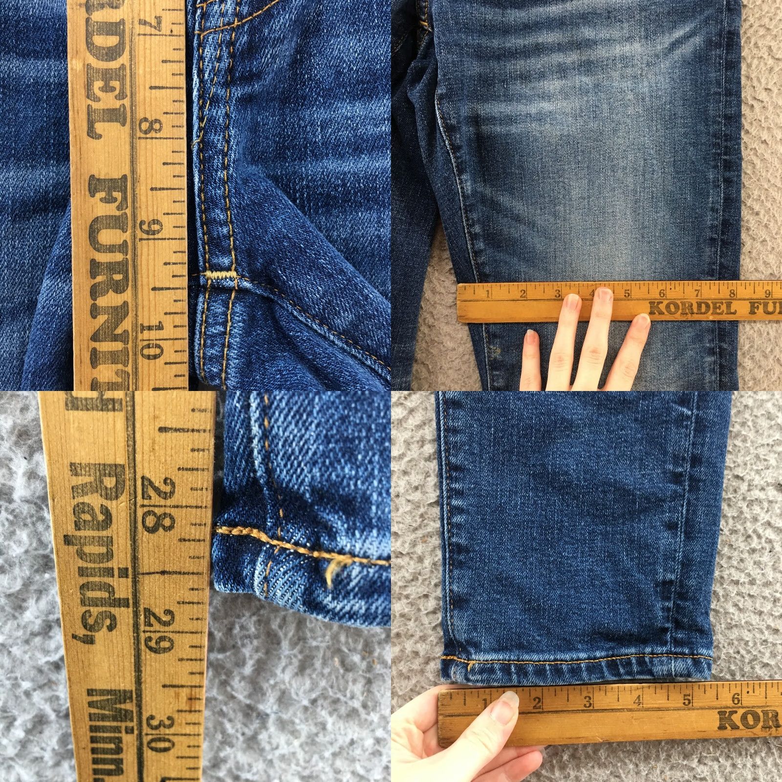 American Eagle Outfitters American Eagle Outfitters Airflex Athletic Skinny Jeans Mens 28x30 Blue Jeans Size US 28 / EU 44 - 8 Thumbnail