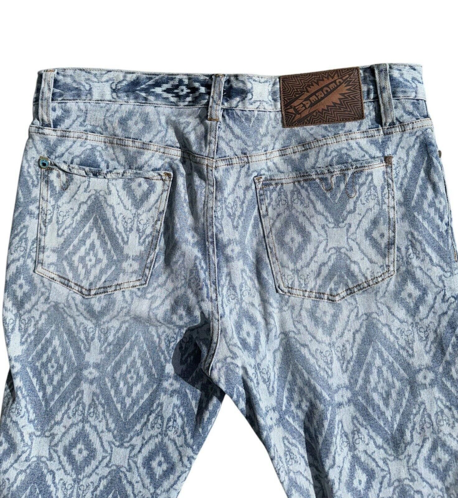 Billionaire Boys Club Vintage Billionaire Boys Club BBC Y2K Drip Aztec Jeans Sz 36 Size US 36 / EU 52 - 6 Thumbnail