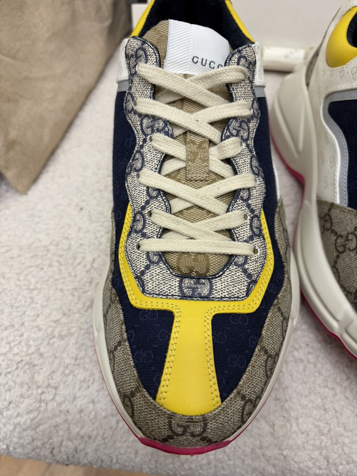 Gucci Gucci Men’s Sneakers Size US 8.5 / EU 41-42 - 10 Thumbnail