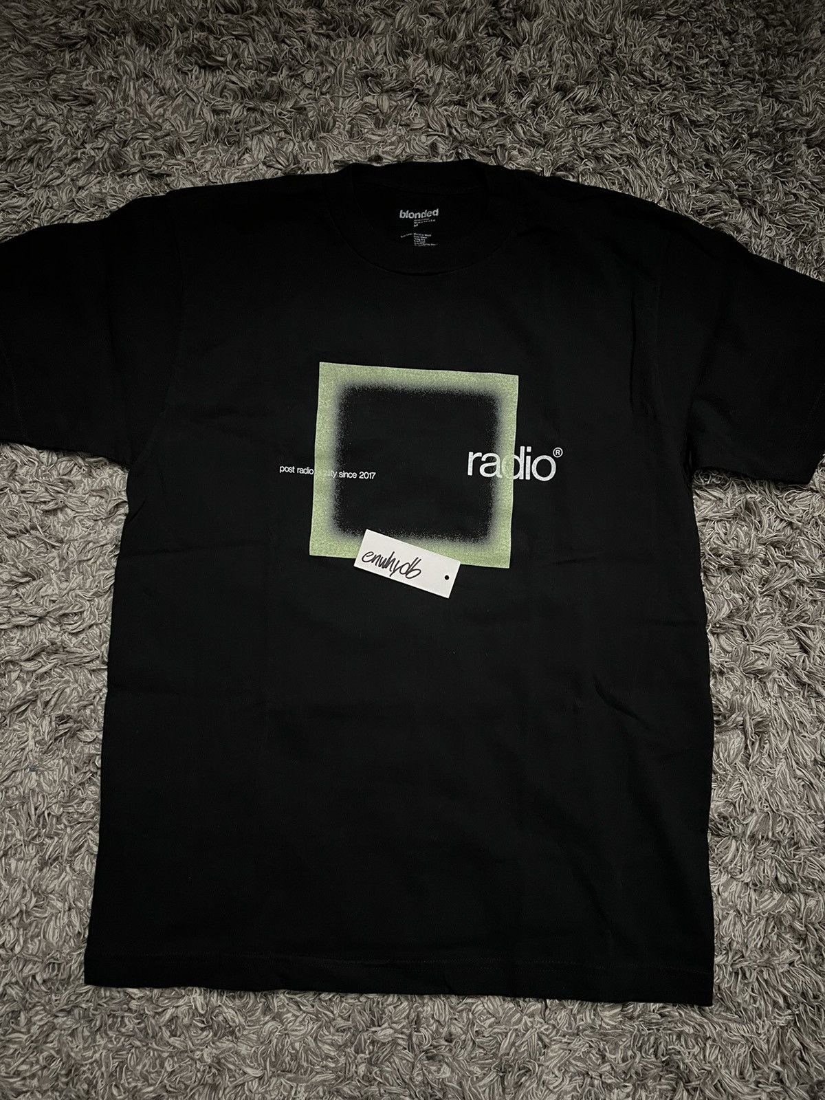 Frank Ocean × Streetwear Homer Radio Classic Box Logo Tee ENERGY