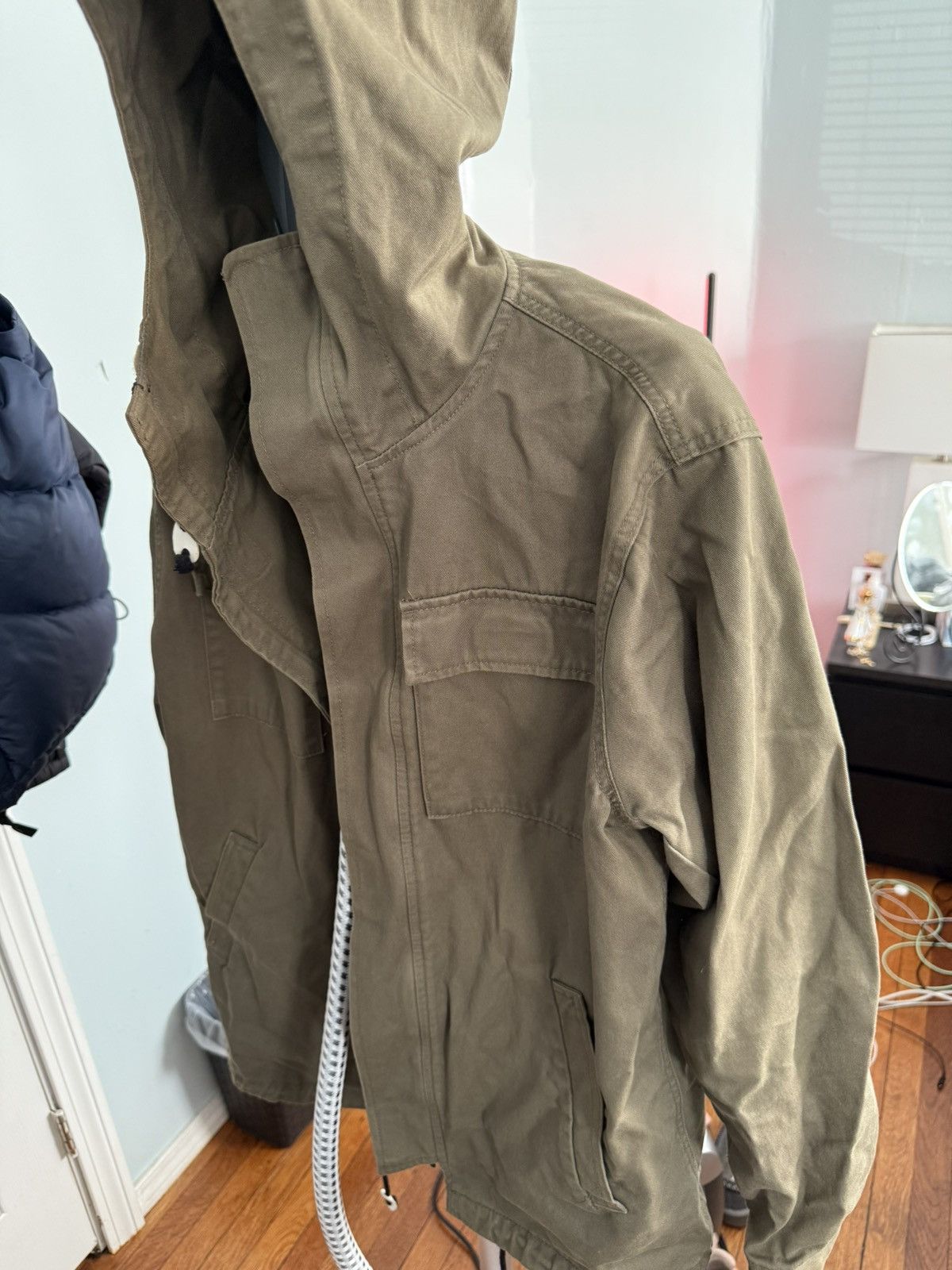 Divided H&M Divided Army Green Hooded Parka Size US M / EU 48-50 / 2 - 2 Thumbnail