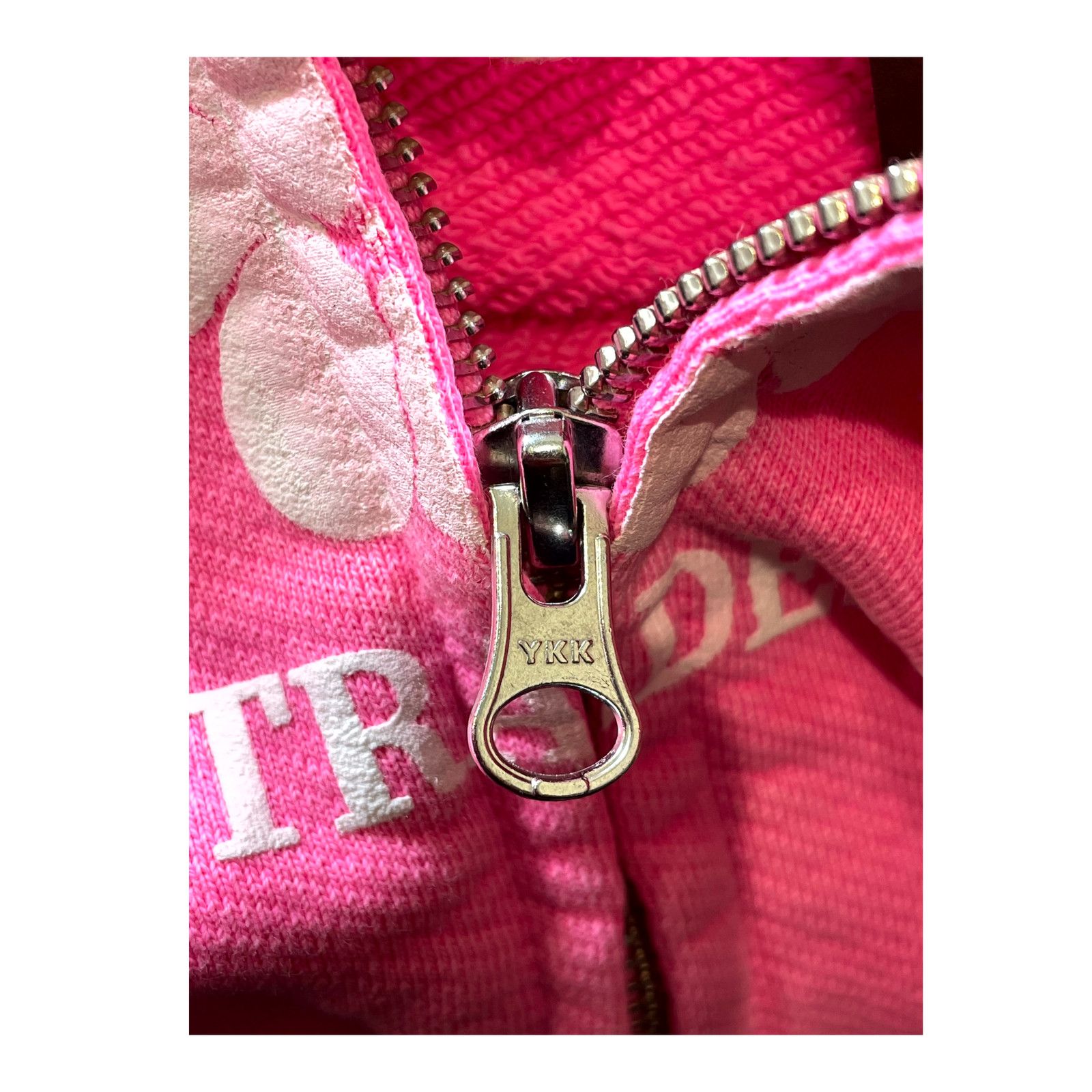 DENIM TEARS Denim Tears ADG Zip Up Pink Hoodie Size US L / EU 52-54 / 3 - 6 Thumbnail