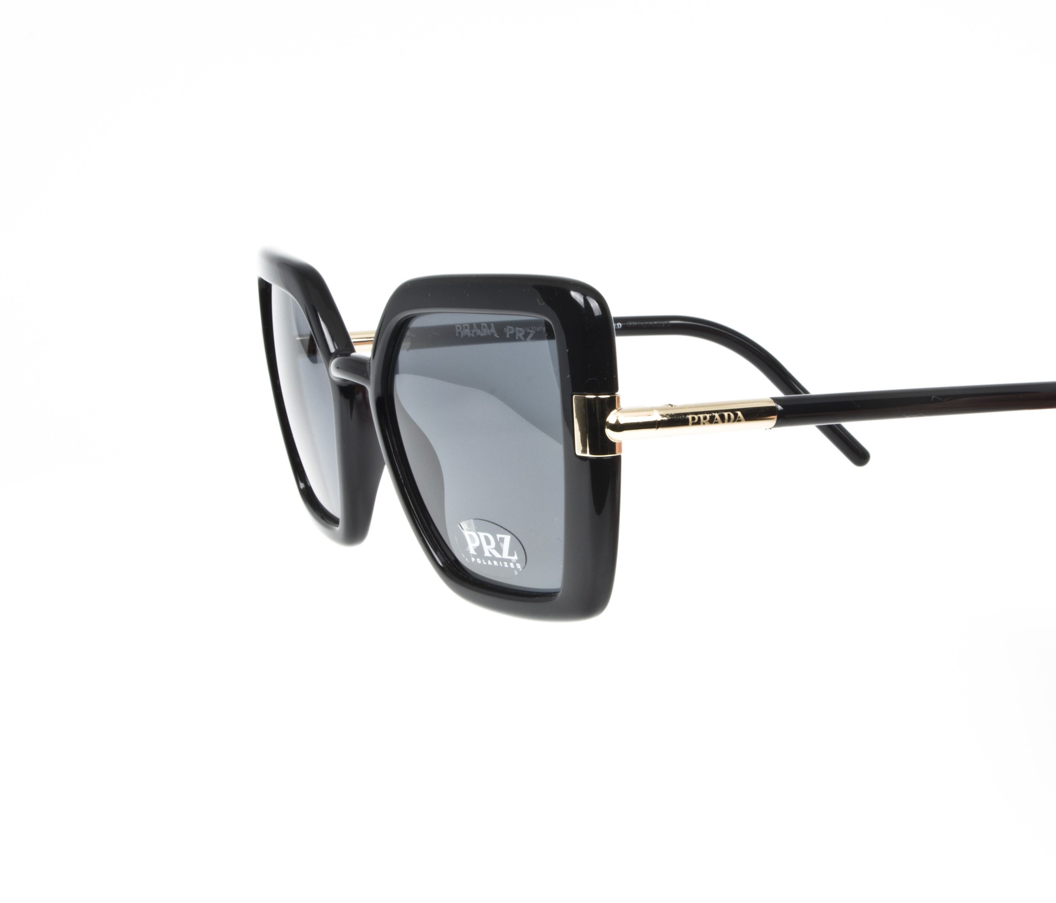 Prada Prada SPR09W 1AB-5Z1 Sunglasses New Womens Polarized Size ONE SIZE - 4 Thumbnail