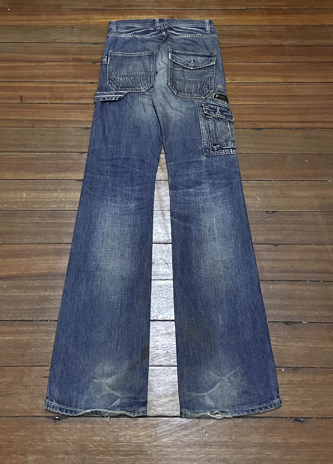 Japanese Brand Very Rare Design Vintage Brand Johnbull X Kojima Jeans 1990s Size US 29 - 2 Thumbnail