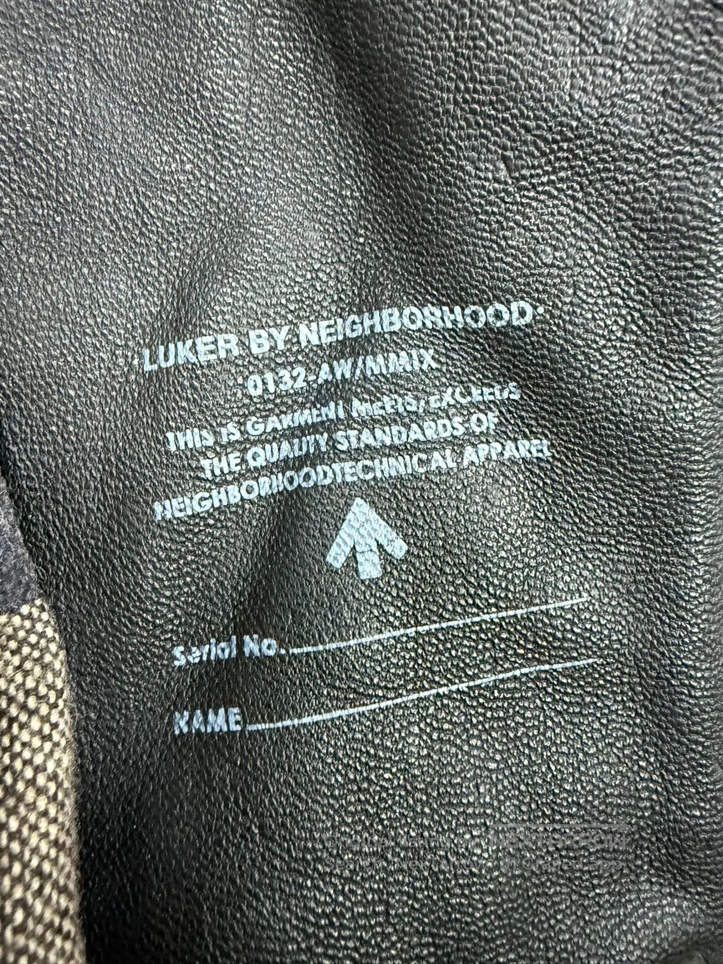 Neighborhood Men's Leather Jacket with Press Studs. Size US M / EU 48-50 / 2 - 5 Thumbnail