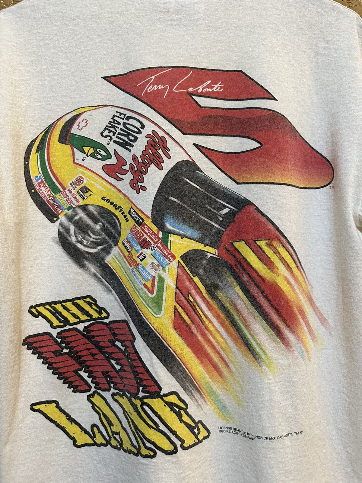 NASCAR × Vintage Vintage 1996 NASCAR Kellogg’s Cereal T Shirt Large Size US L / EU 52-54 / 3 - 4 Thumbnail