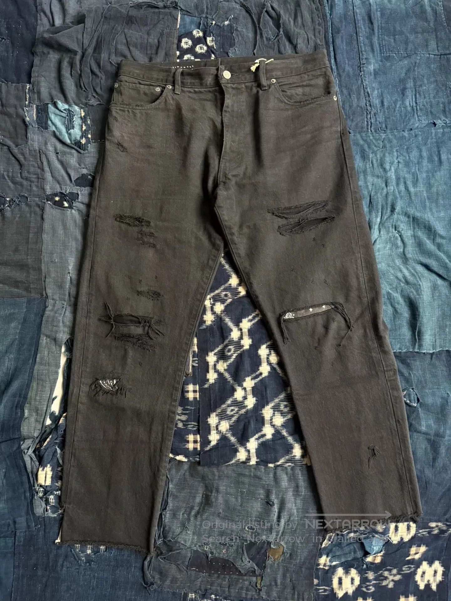 Visvim visvim journeyman pants black denim style. Size US 44 / EU 60 - 1 Thumbnail