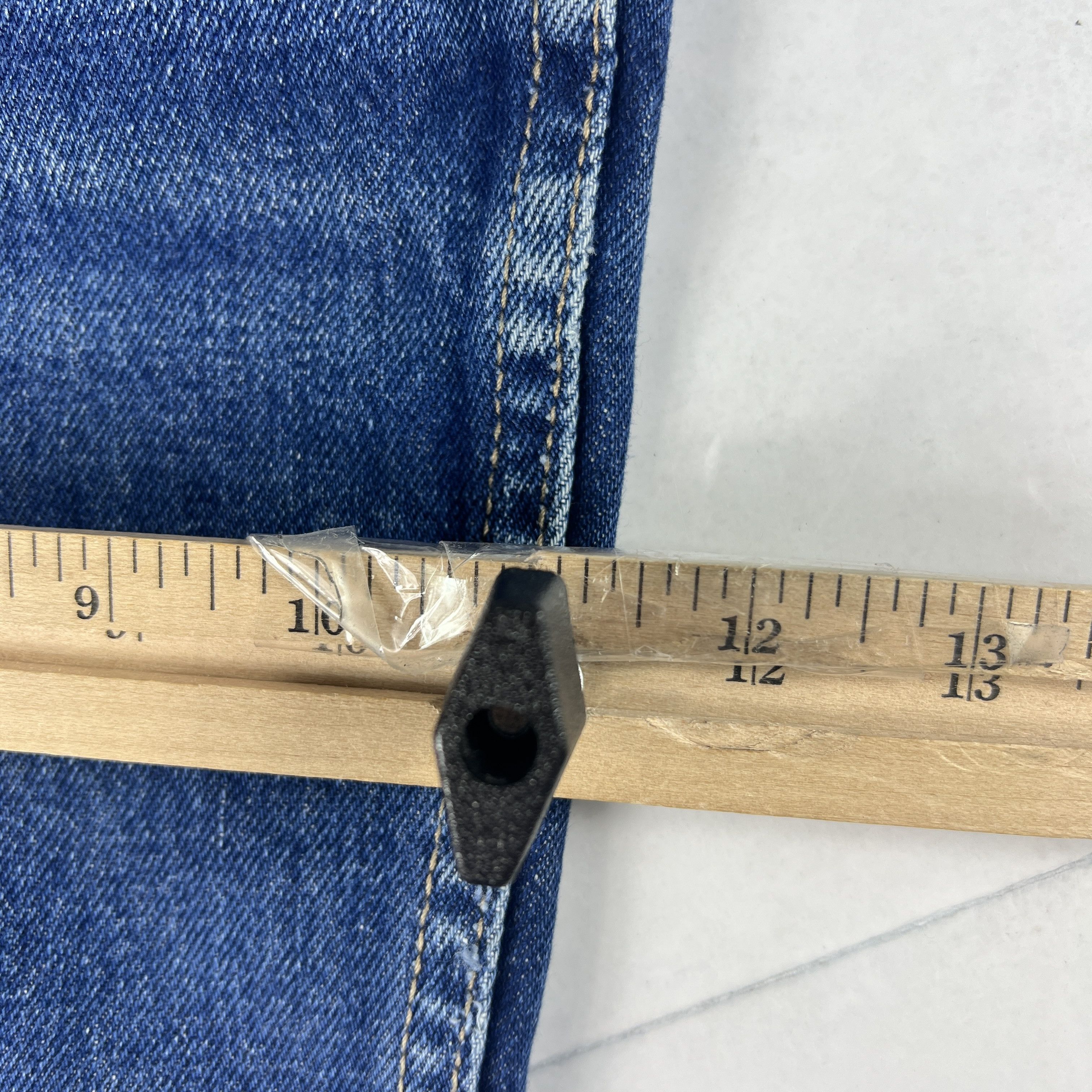 Calvin Klein VTG 80s Calvin Klein Jeans High Rise Straight Blue Denim Size 28" / US 6 / IT 42 - 23 Thumbnail