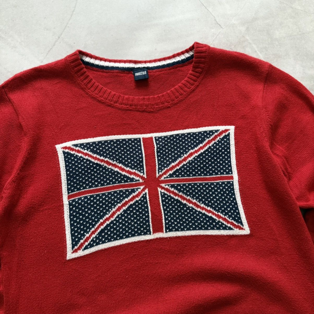 Hysteric Glamour × Undercover 00s England British Flag Knit Sweater PPFM Burberry Vibe Size S / US 4 / IT 40 - 2 Thumbnail