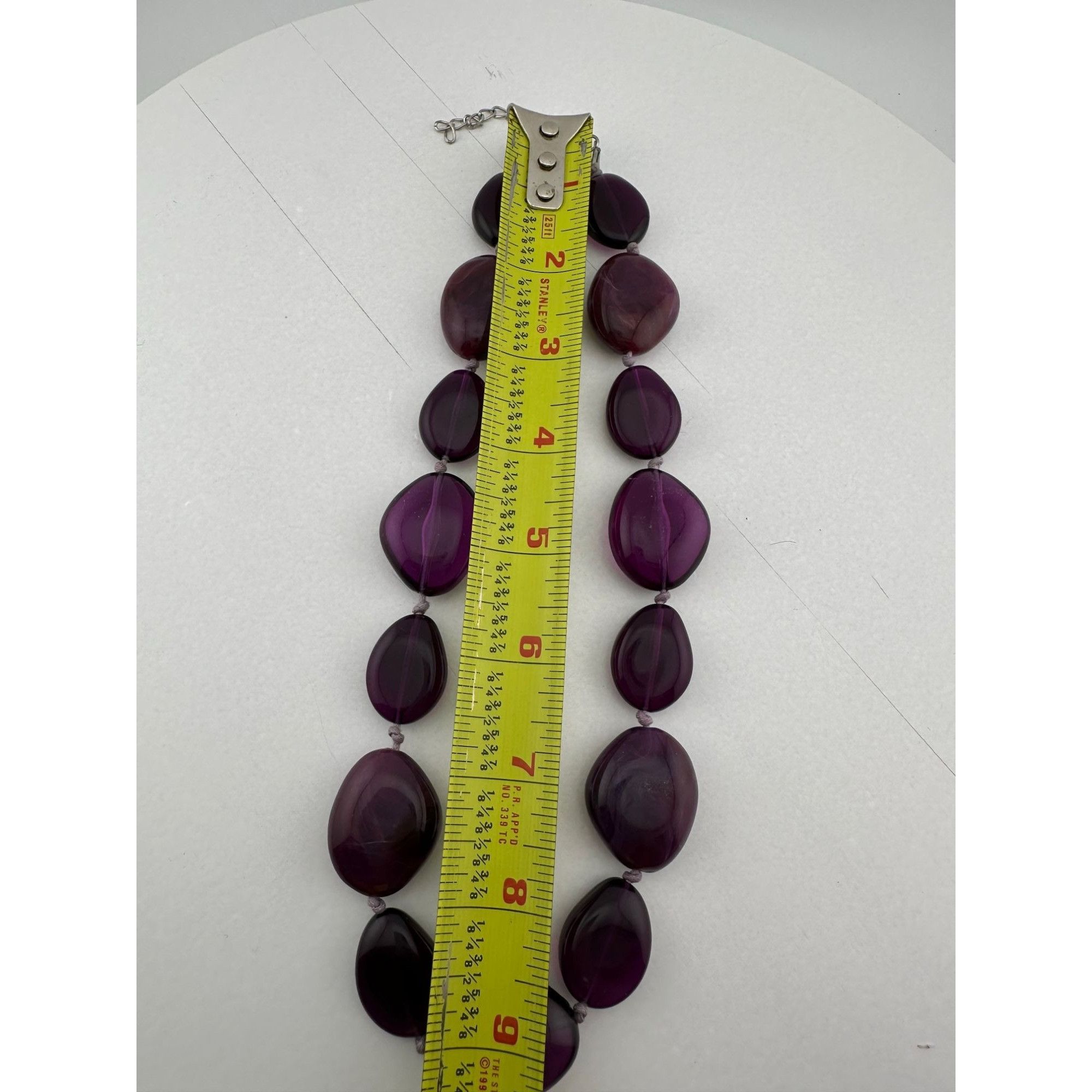 Other Women's Chunky Purple Necklace with Clasp Size ONE SIZE - 12 Thumbnail