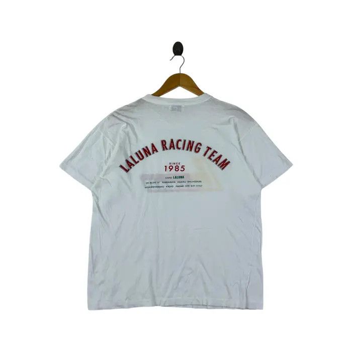 Vintage Vintage 1985 LALUNA RACING TEAM Toshitsugu Tee Shirt Size US L / EU 52-54 / 3 - 3 Thumbnail