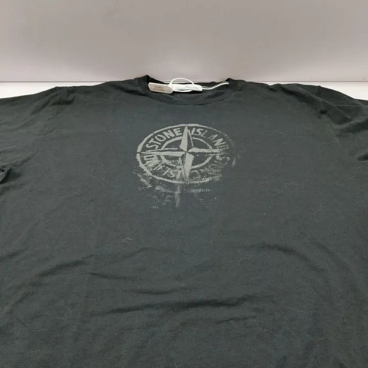 Stone Island Stone Island Black Compass Logo TShirt -2506 Size US L / EU 52-54 / 3 - 4 Thumbnail