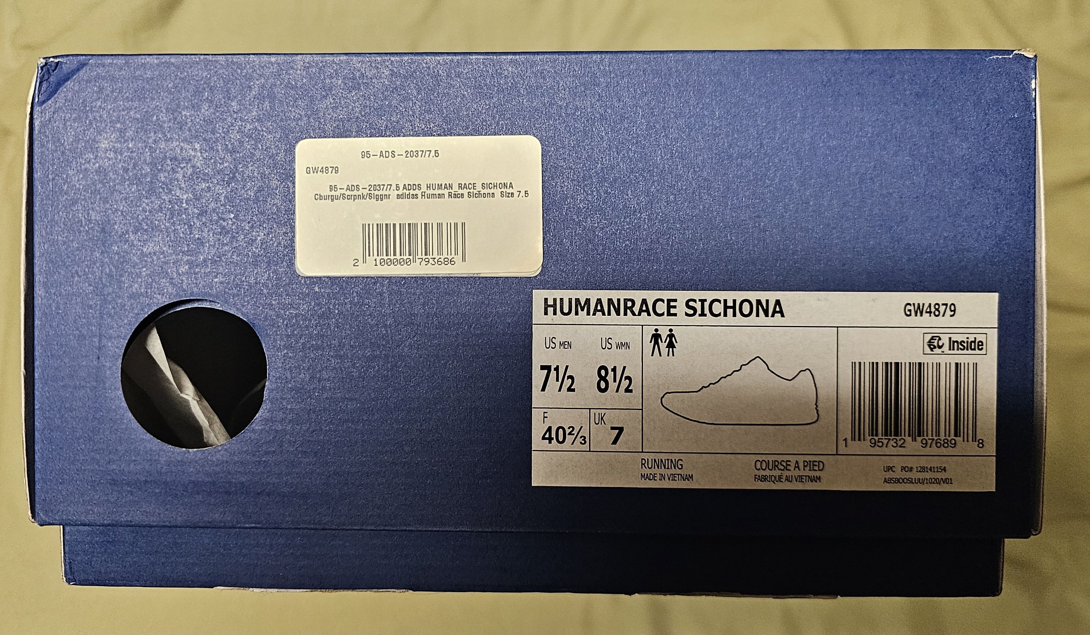 Humanrace × Pharrell ADIDAS HUMANRACE SIČHONA BURGUNDY Size US 7.5 / EU 40-41 - 7 Thumbnail