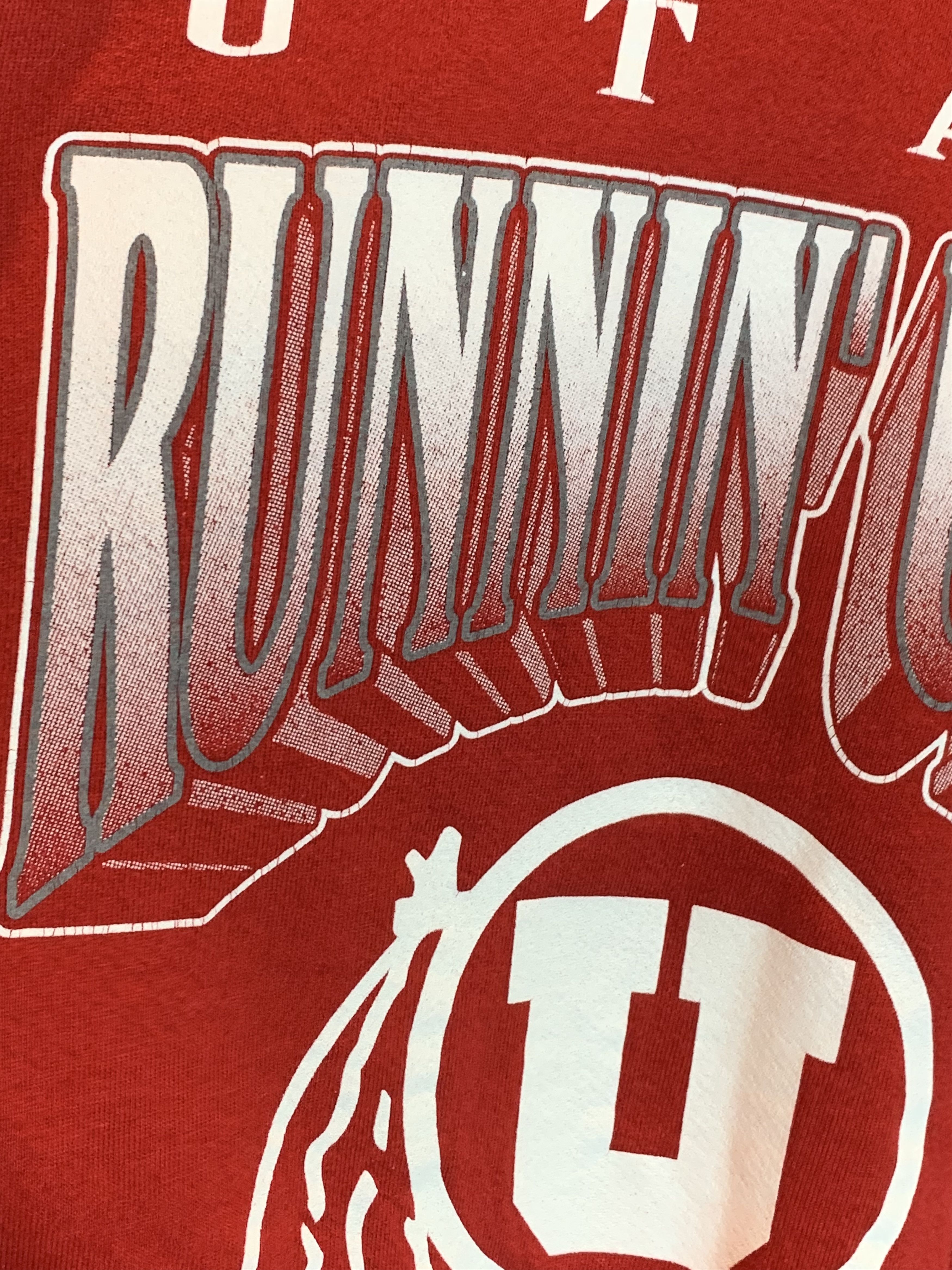 Vintage *RARE* Vintage 90’s Utah Runnin’ Utes University Sweatshirt Size US XL / EU 56 / 4 - 3 Thumbnail