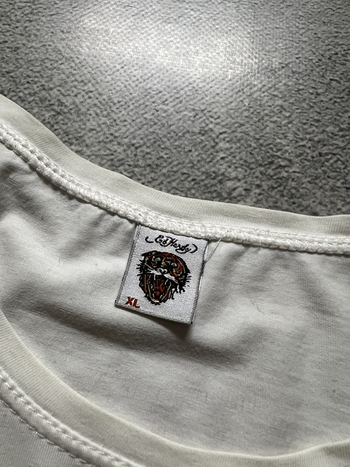 Ed Hardy Vintage Y2k Ed Hardy Dead Or Alive ☠️🌹 Rare Long Sleeve 00’s Size L / US 10 / IT 46 - 12 Thumbnail