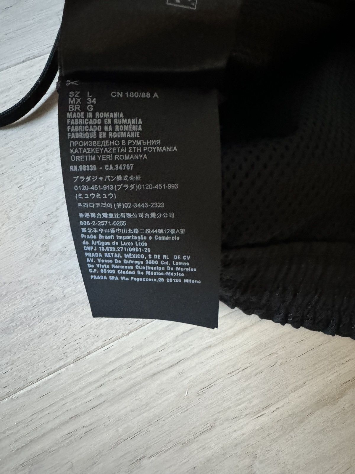 Prada Prada Black Monogram Re-nylon Pants Size US 34 / EU 50 - 8 Thumbnail