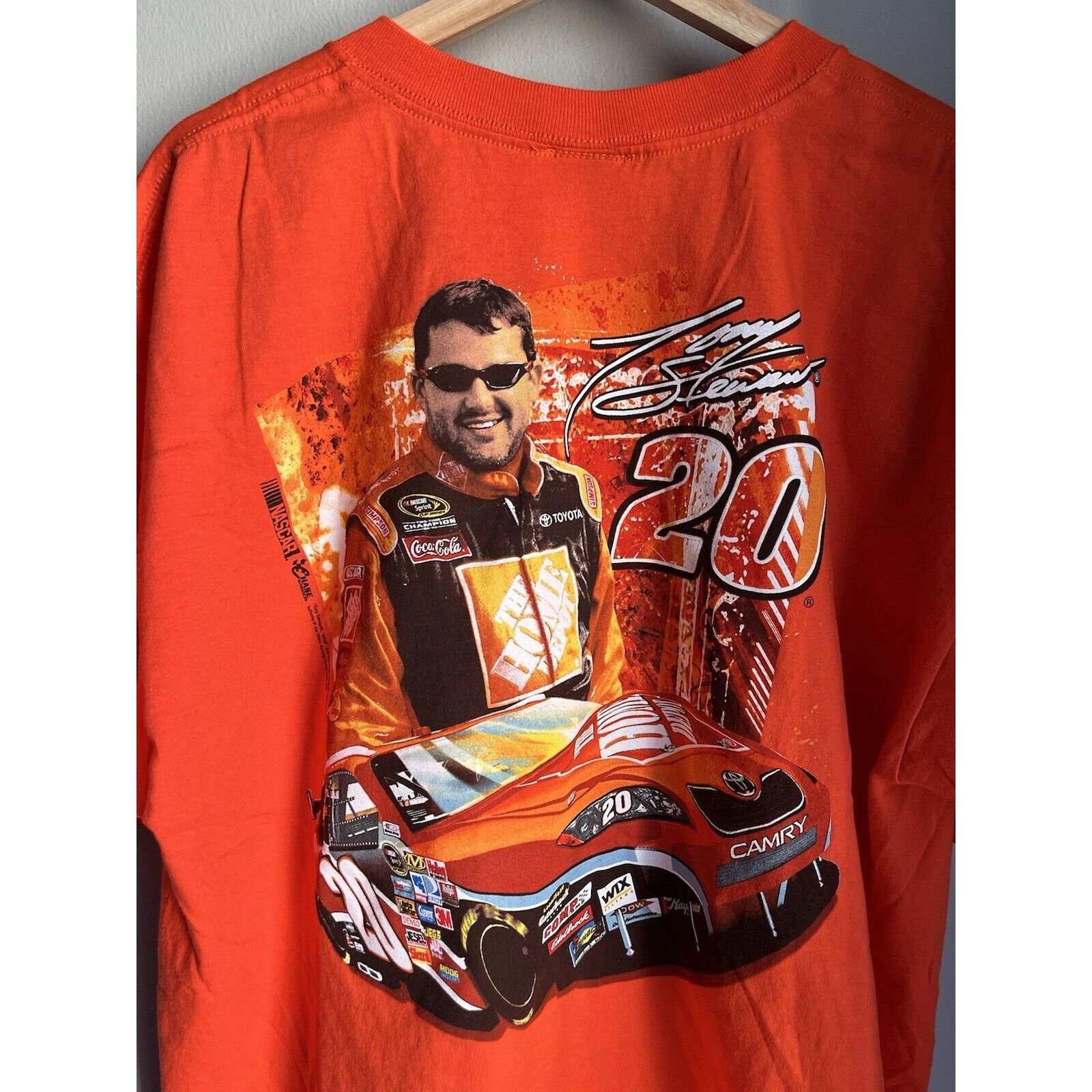 NASCAR VINTAGE NASCAR TONY STEWART #20 HOME DEPOT RACING TEE 2XL Size US XXL / EU 58 / 5 - 4 Thumbnail
