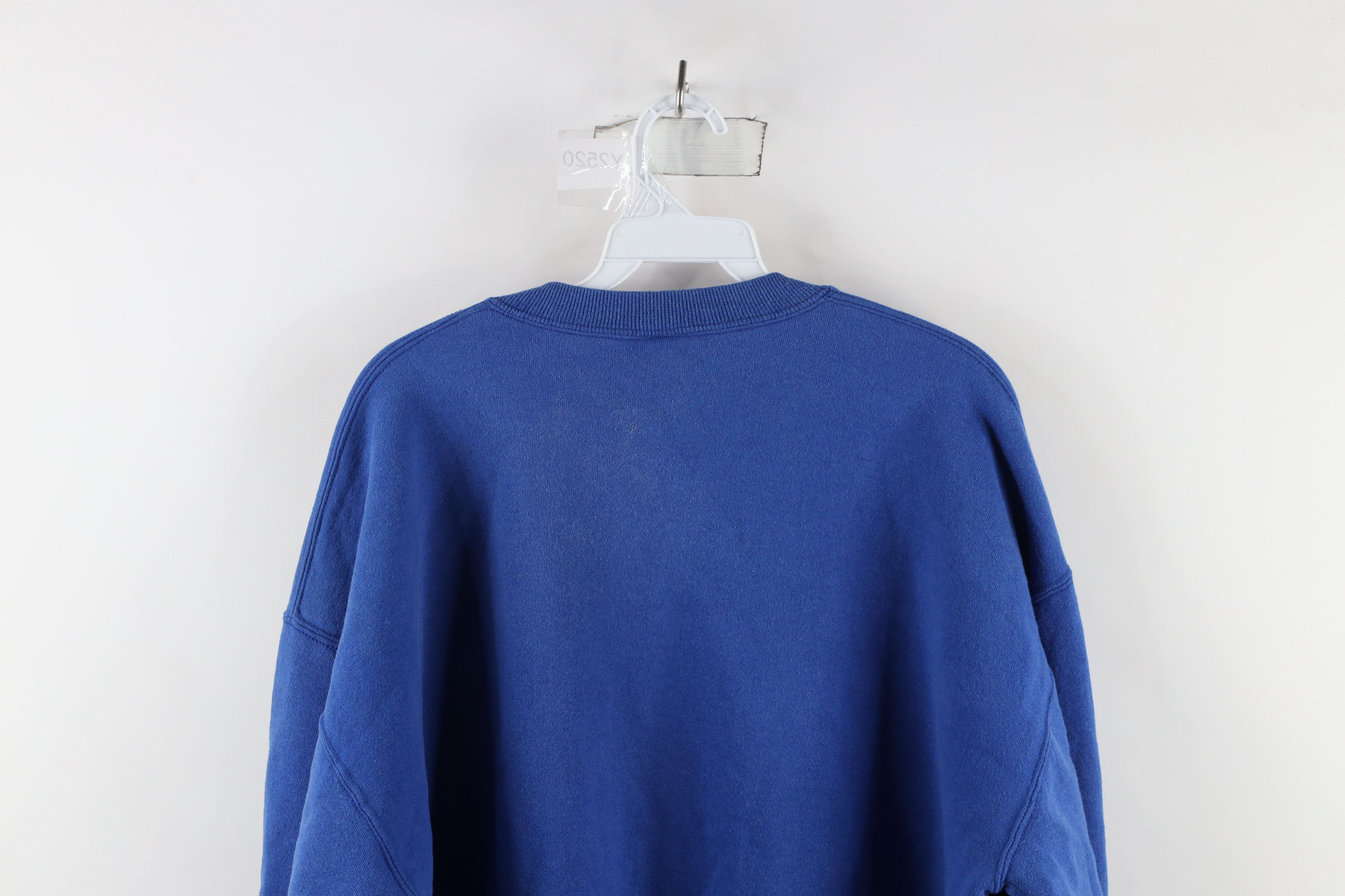 Russell Athletic × Vintage Vintage 90s Russell Athletic Crewneck Sweatshirt Royal USA Size US XL / EU 56 / 4 - 9 Thumbnail