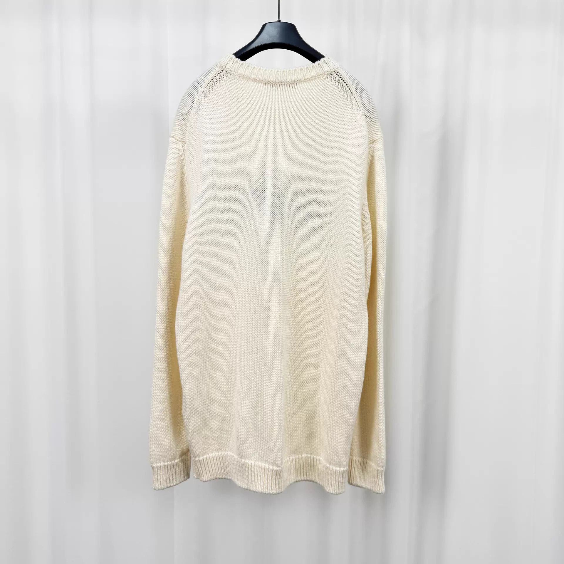 Fendi Fendi Embroidered Logo Wool Knit Sweater 56 New Size US XL / EU 56 / 4 - 2 Thumbnail