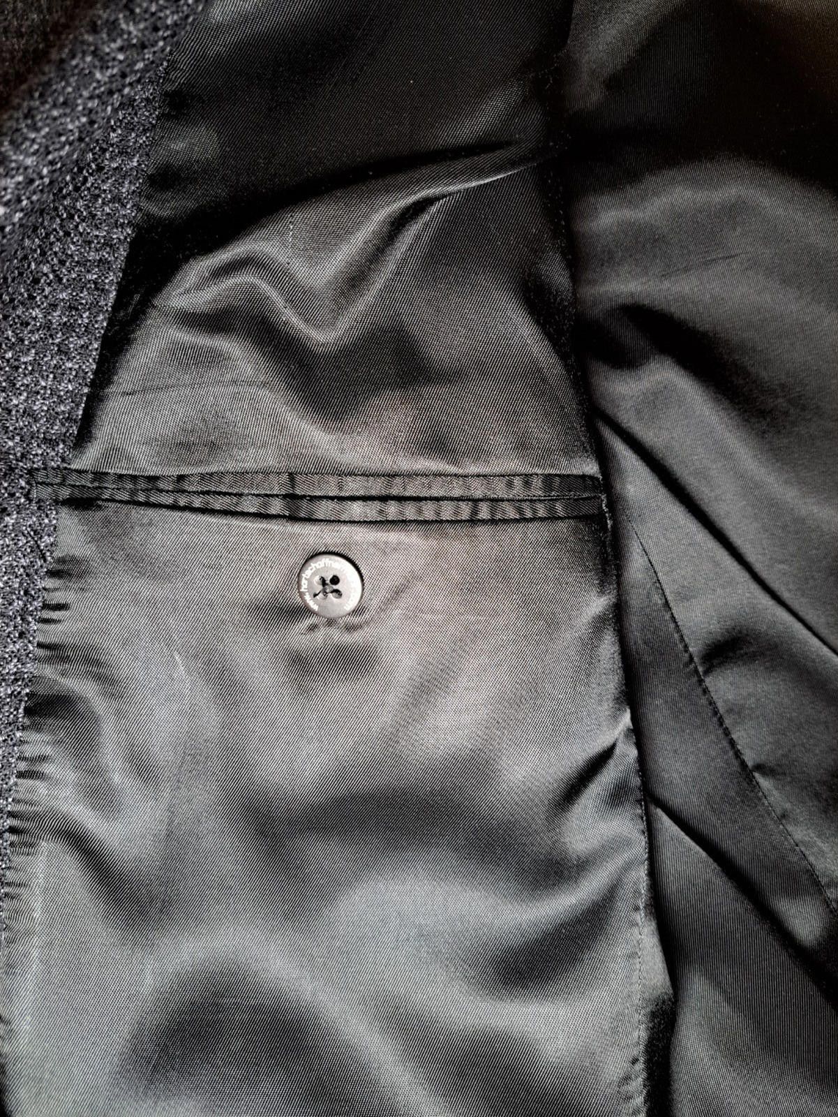 Hart Schaffner Marx VINTAGE Hart Schaffner Marx Sport Coat 40L Black Houndstooth Size 40L - 9 Thumbnail