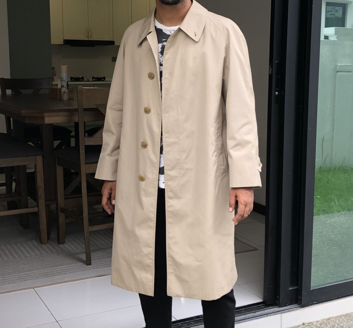 Burberry Vintage Burberrys Trench Coat Jacket Size US L / EU 52-54 / 3 - 1 Thumbnail
