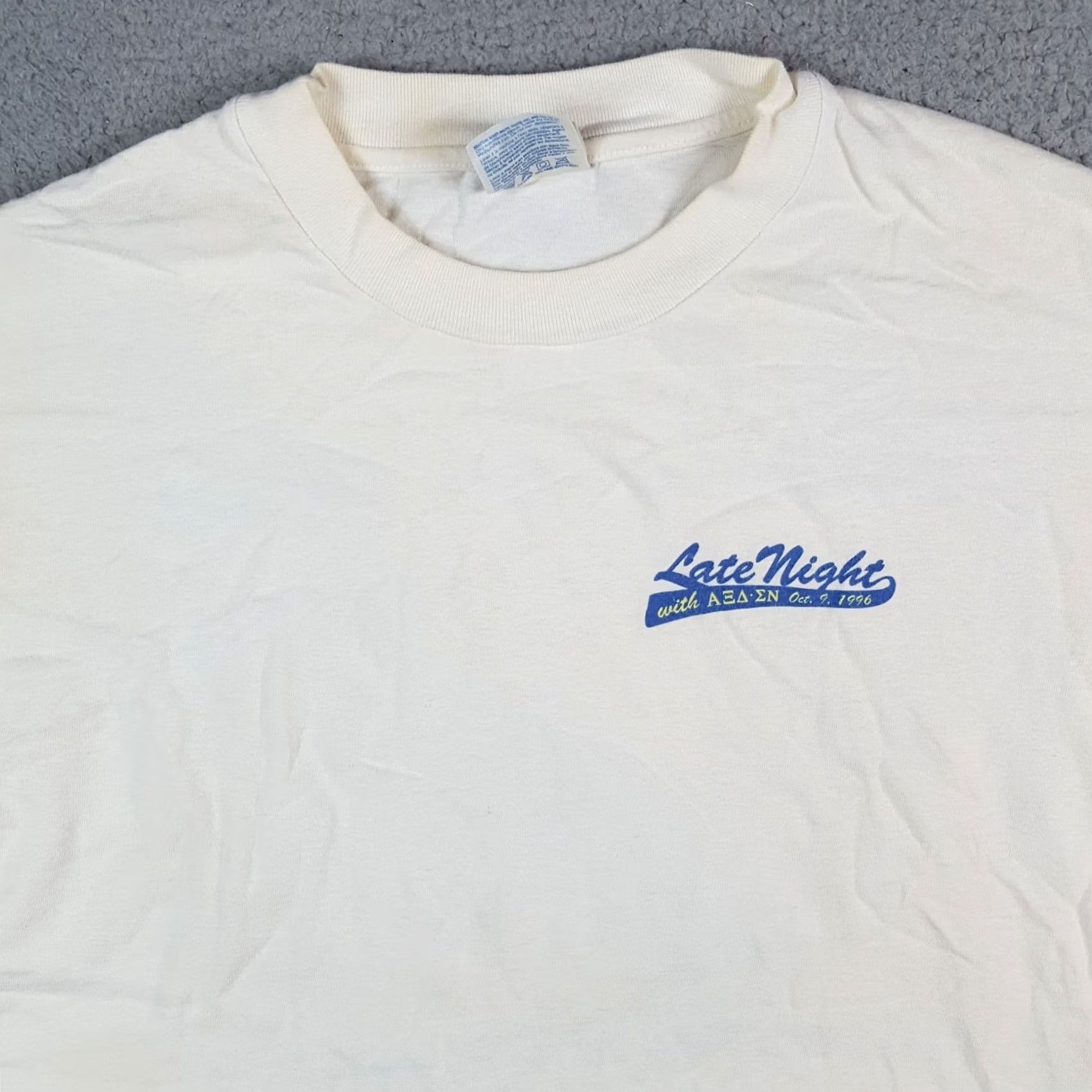 Hanes Vintage Hanes University Of Tennessee Vols T Shirt XL White 90s Comedy Club College TN Tee Mens Size US XL / EU 56 / 4 - 3 Thumbnail
