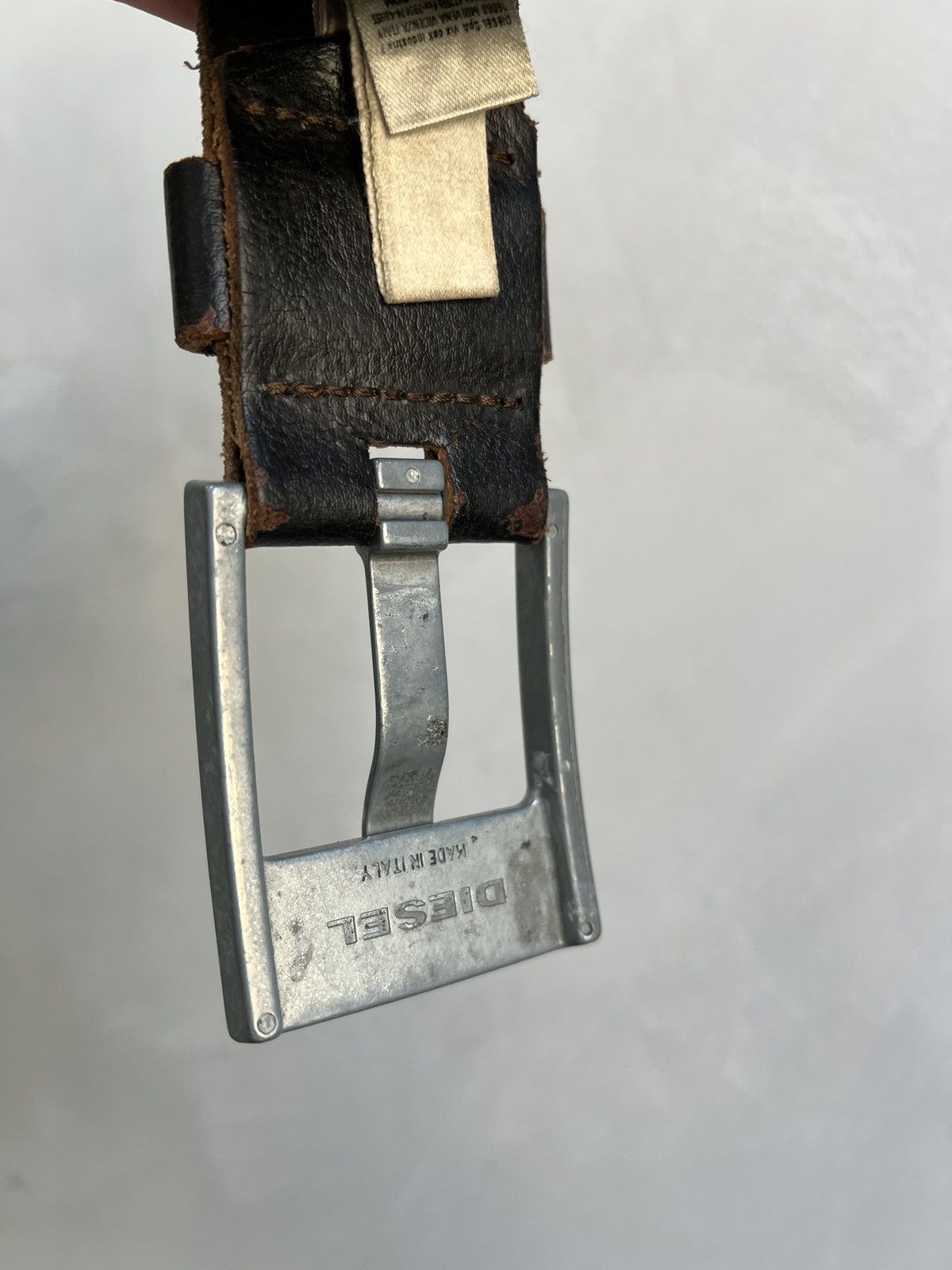 Diesel Leather Diesel avant garde gothic leather belt y2k Size ONE SIZE - 10 Thumbnail