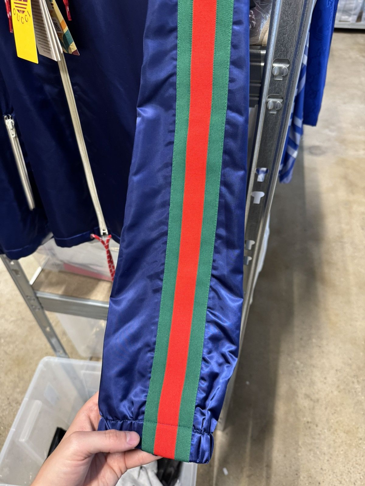 Adidas × Gucci Gucci X Adidas GG Satin Jacket NEW 3200$ Size US S / EU 44-46 / 1 - 4 Thumbnail