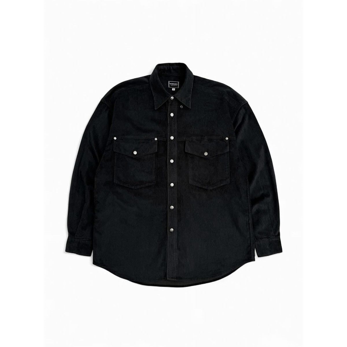 Versace Versace Corduroy Oversized Shirt Size US M / EU 48-50 / 2 - 1 Thumbnail