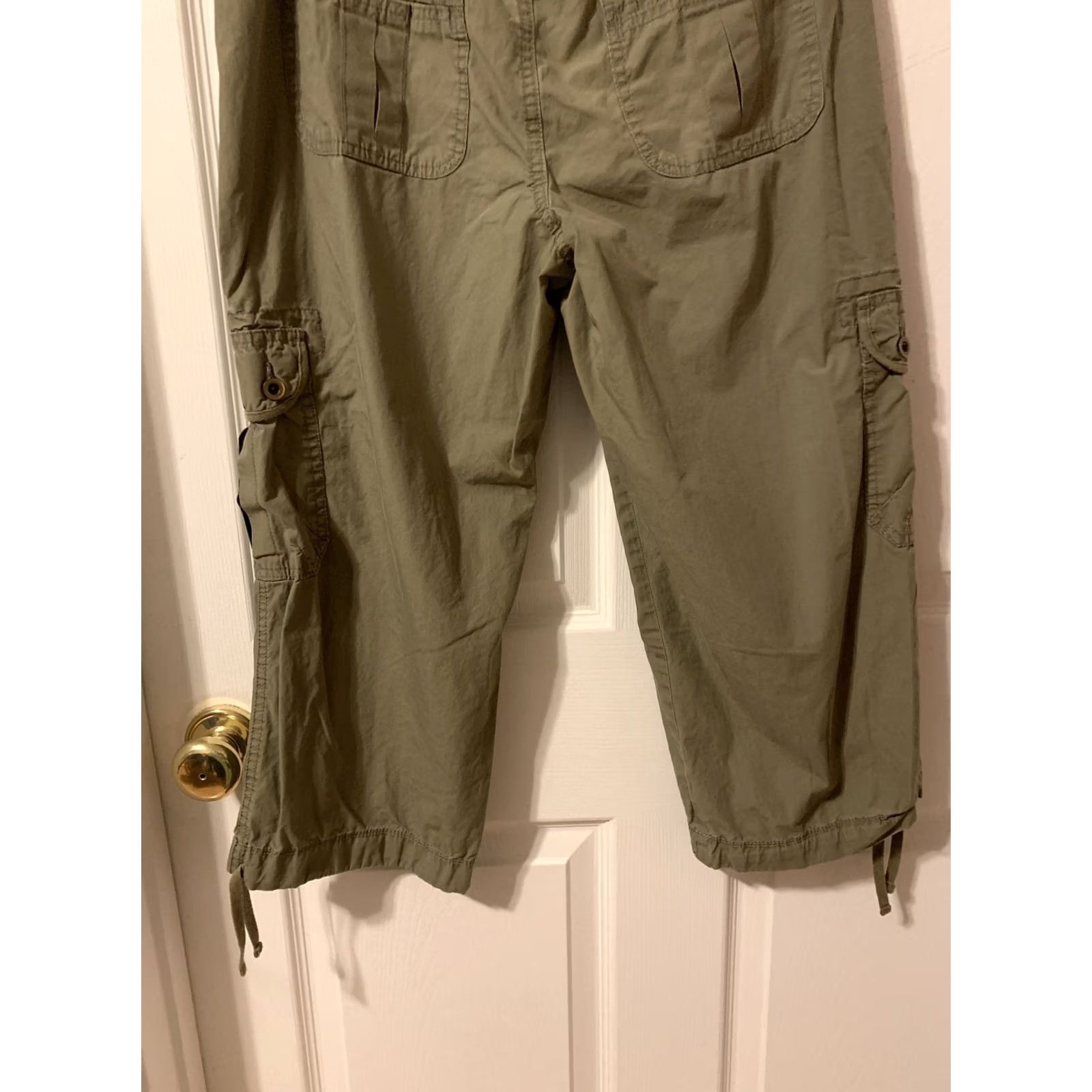 Tommy Hilfiger Tommy Hilfiger Womens Pants Cargo Outdoor Lightweight SZ 8 Green Cotton Regular Cargo Pants Size 30" / US 8 / IT 44 - 7 Thumbnail