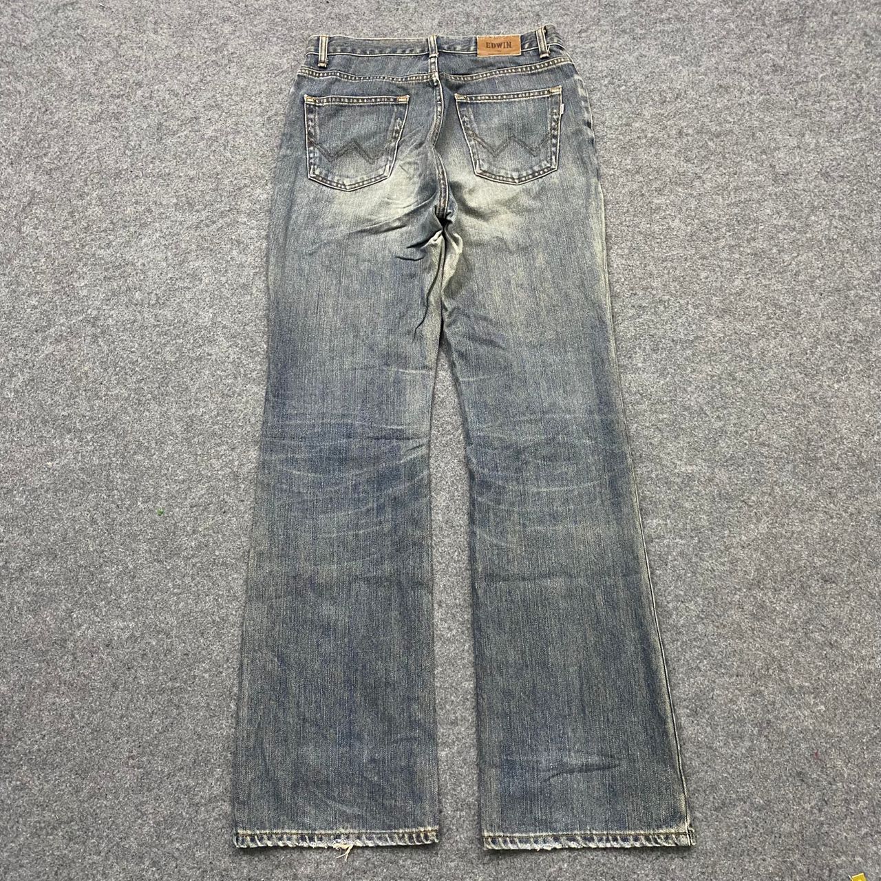 Edwin 💥Best Offer💥Vintage Miss Edwin Flare Distressed Denim Size US 30 / EU 46 - 2 Thumbnail