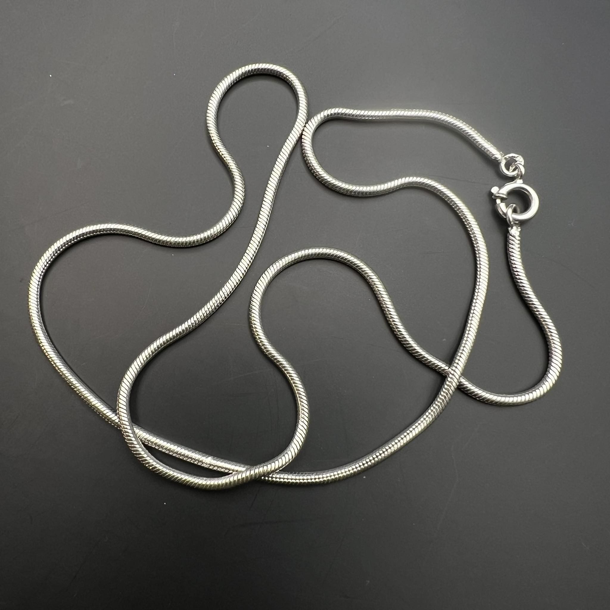 Vintage Sterling Silver 925 Chain Necklace Marked 14.3 gr
