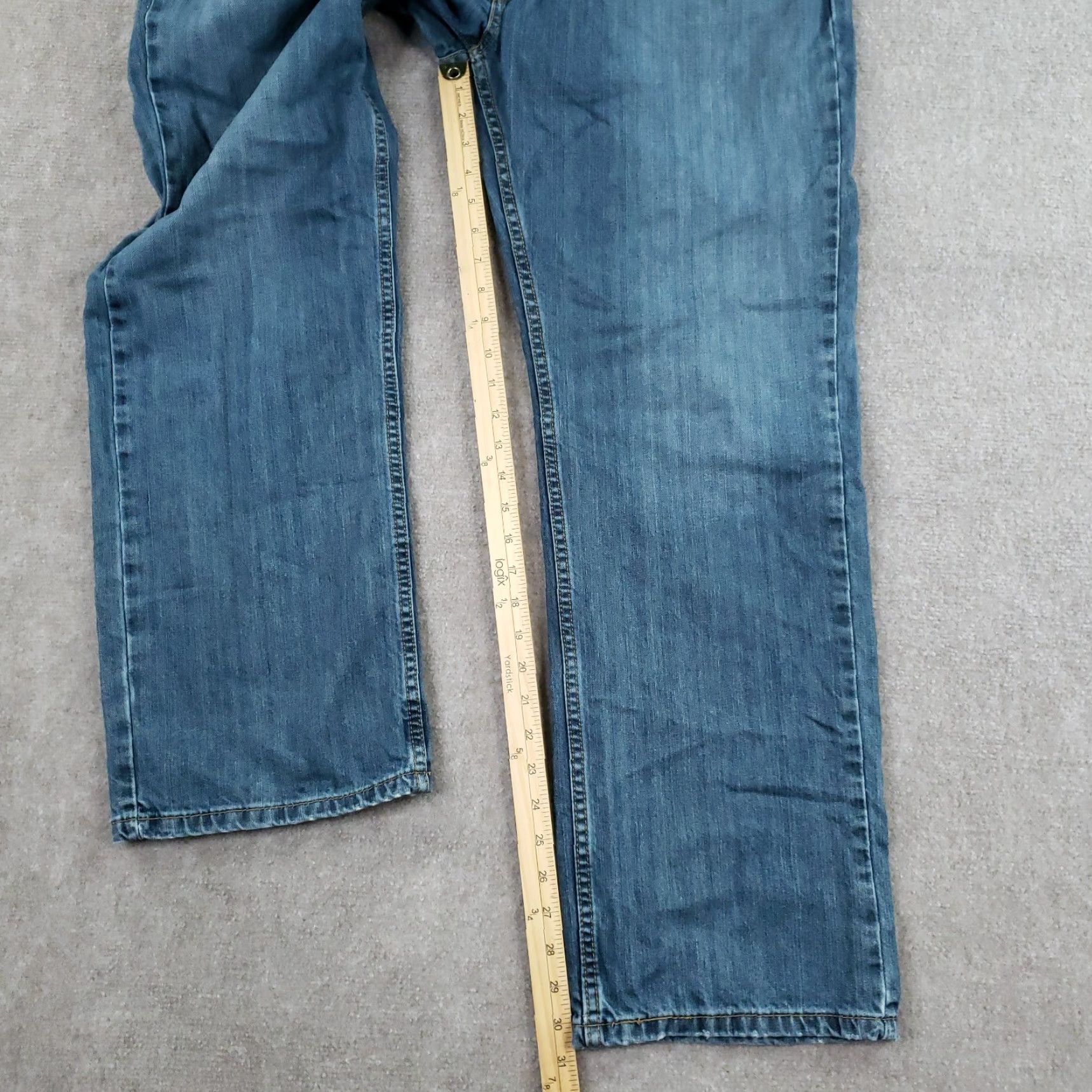 Levi's Levi's 559 Jeans Men 40x32 Blue Denim Relaxed Straight Leg Casual Classic Jeans Size US 40 / EU 56 - 2 Thumbnail