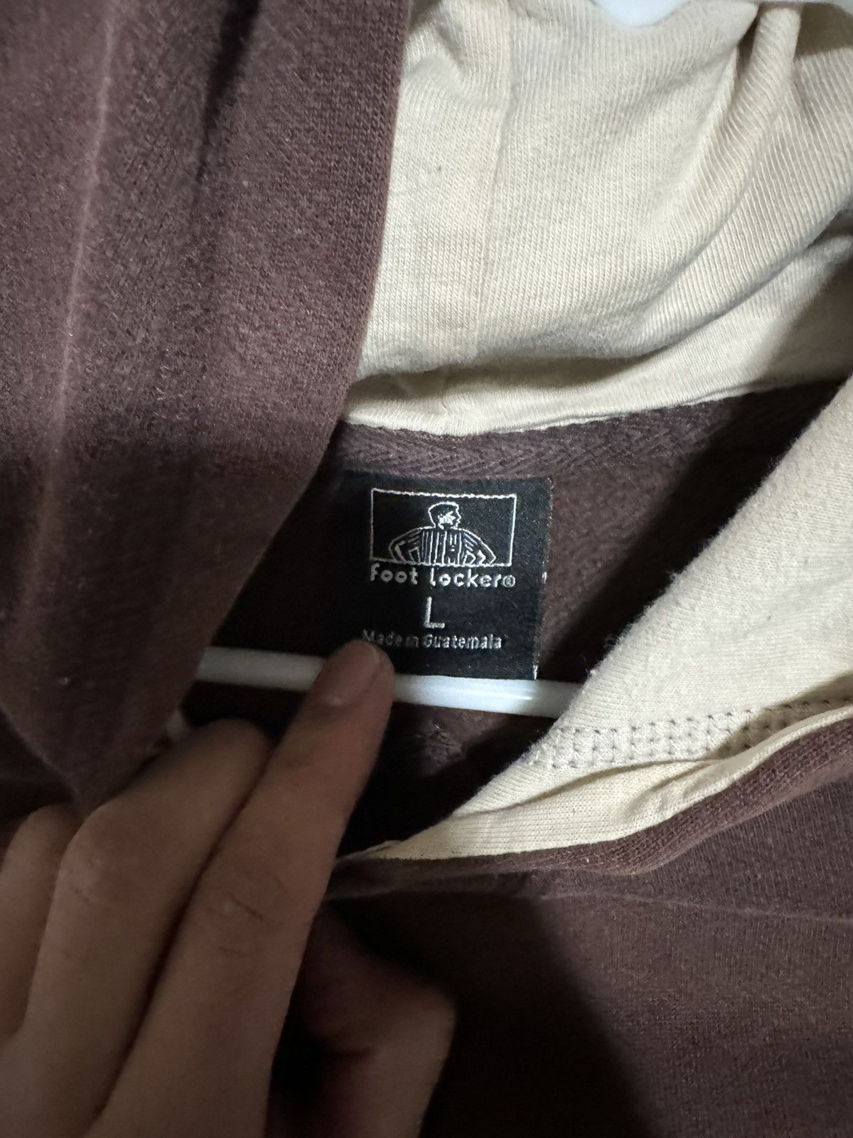 Foot Locker brown baggy hoodie Size US L / EU 52-54 / 3 - 2 Thumbnail